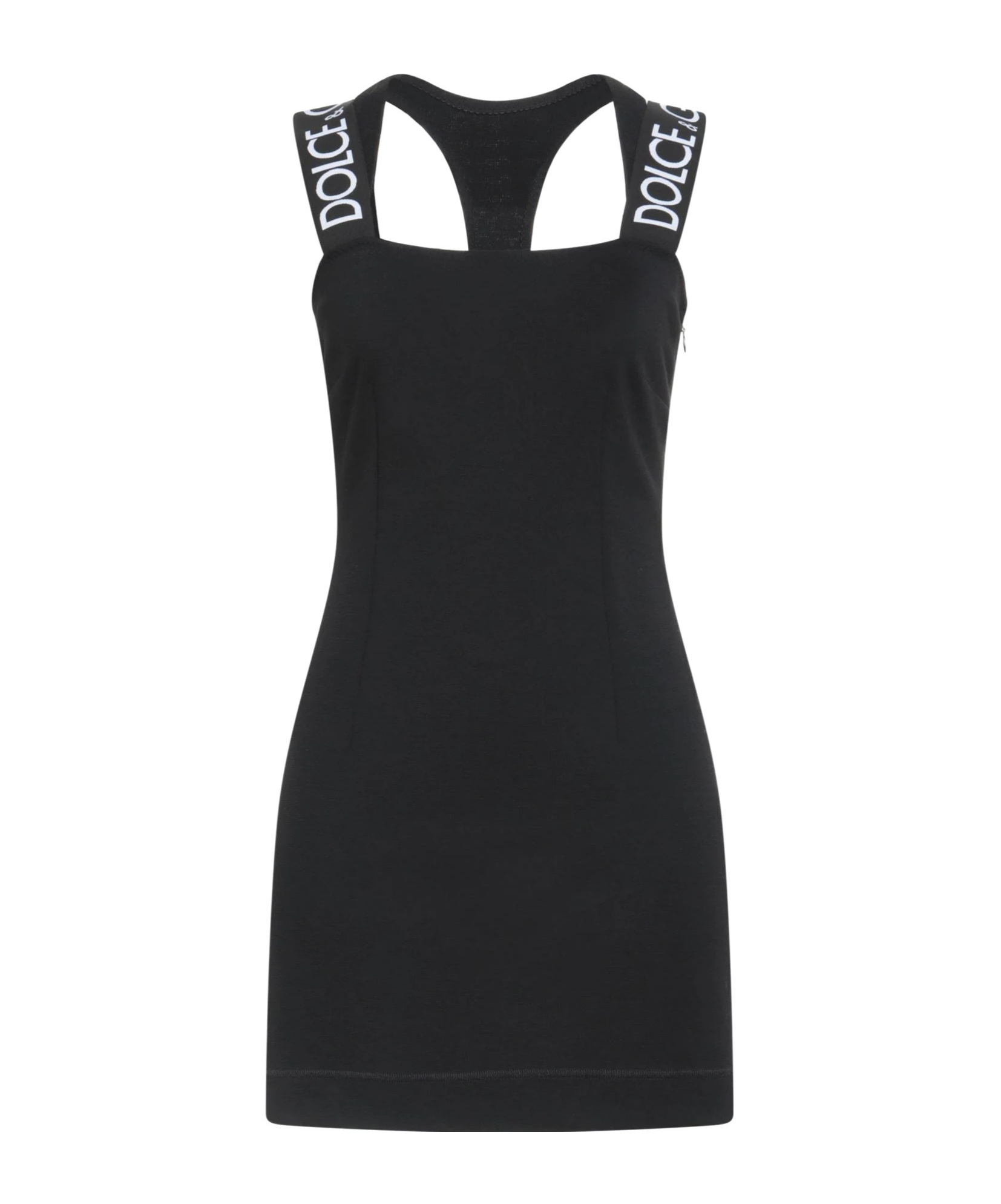 Dolce & Gabbana Sleeveless Bodycon Knit Dress In Black