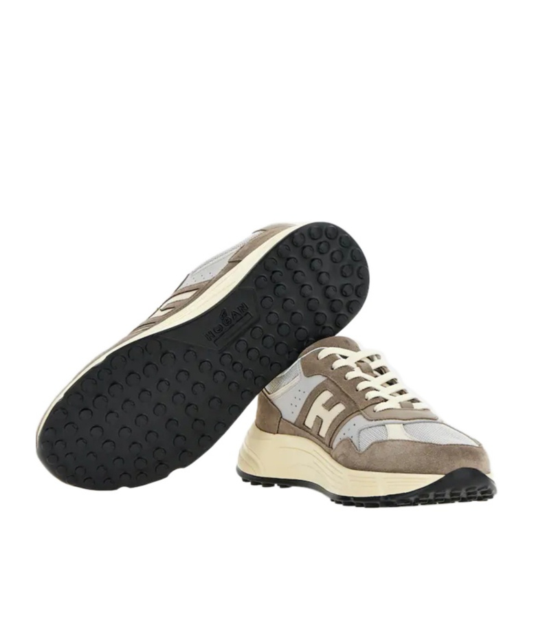 Hogan Laced Casual Skate Shoes In Nude
