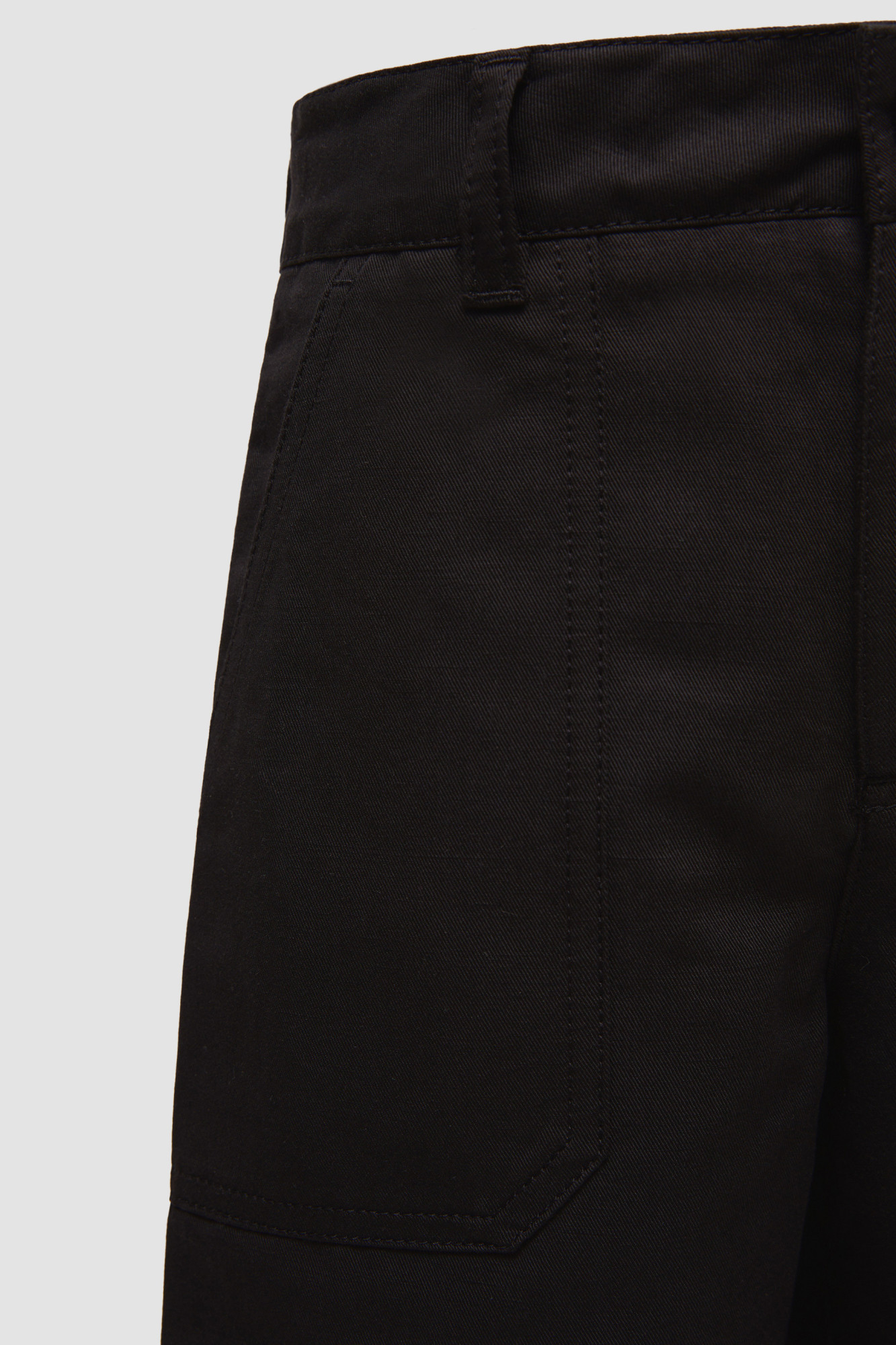 Moncler Cotton Linen Gabardine Shorts In Black