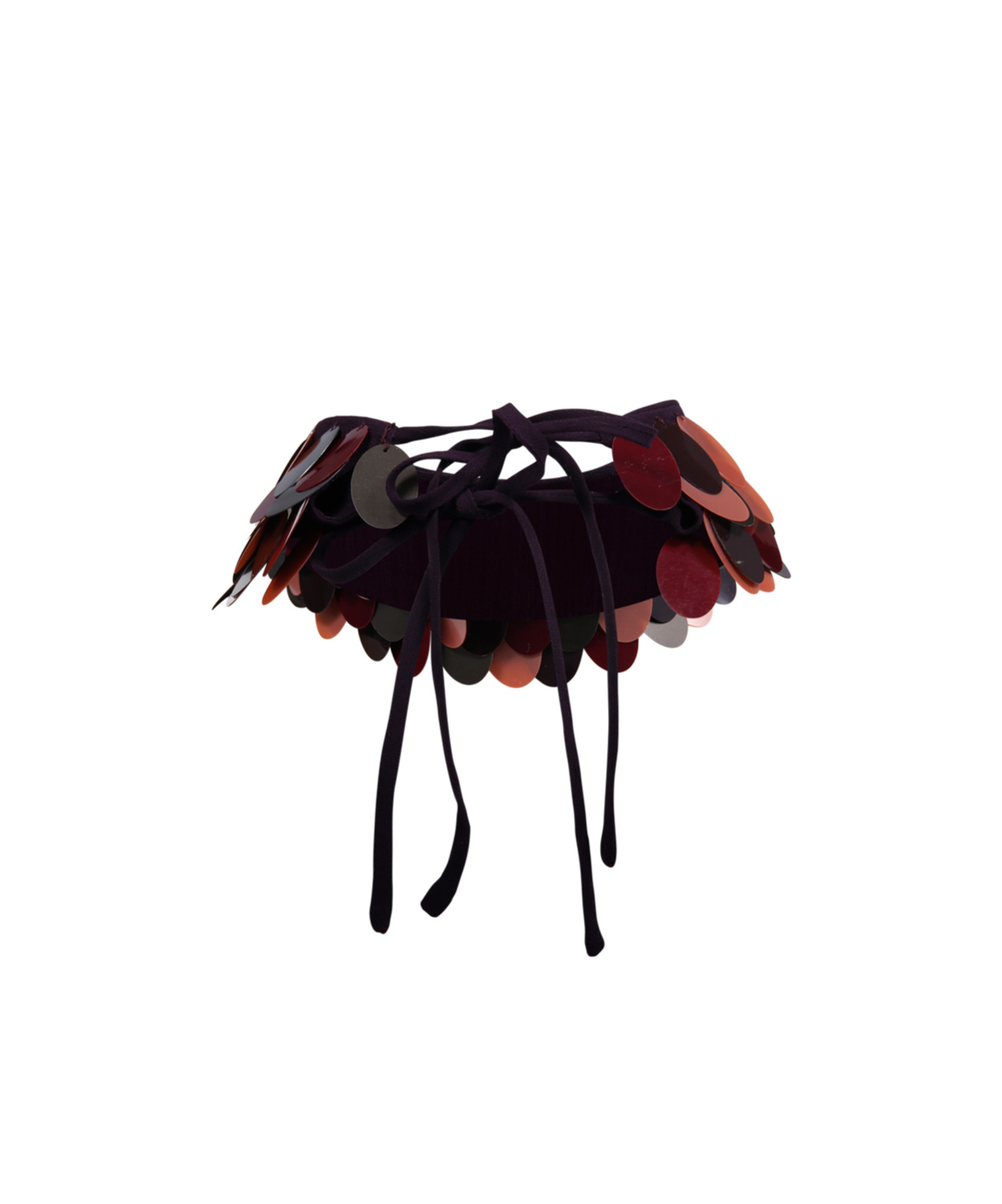 Dries Van Noten Gilbert Choker In Burgundy