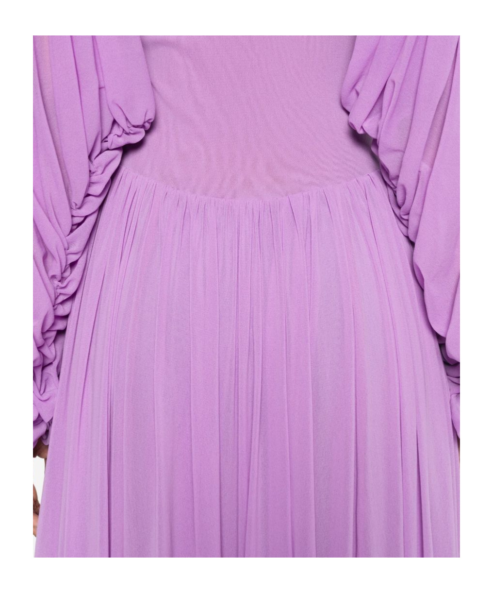 Philosophy Di Lorenzo Serafini Klassisches Jersey-kleid In Purple