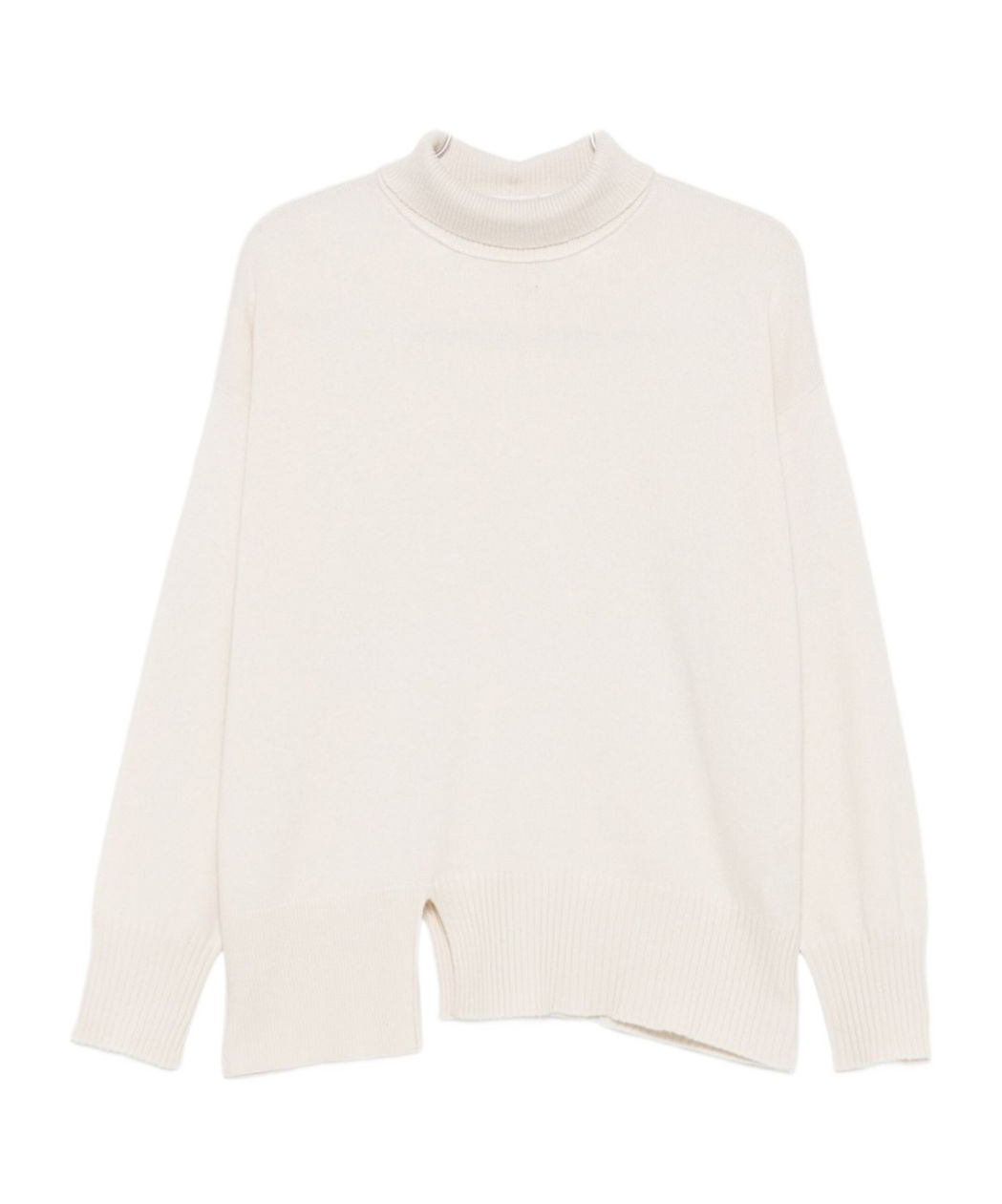Antonelli Turtleneck Long-sleeved Sweater In White