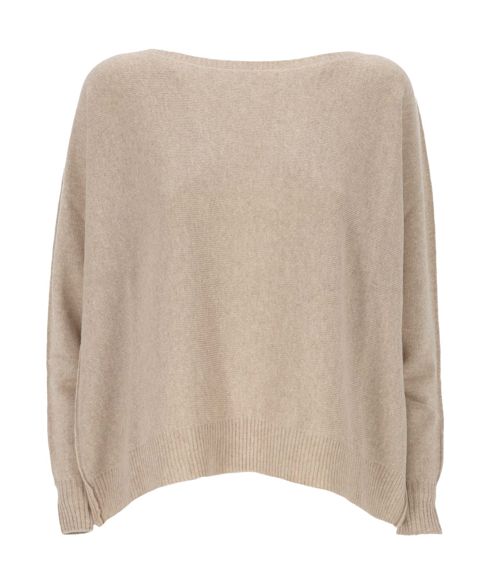 D Exterior Long-sleeved Sweater In Neutral