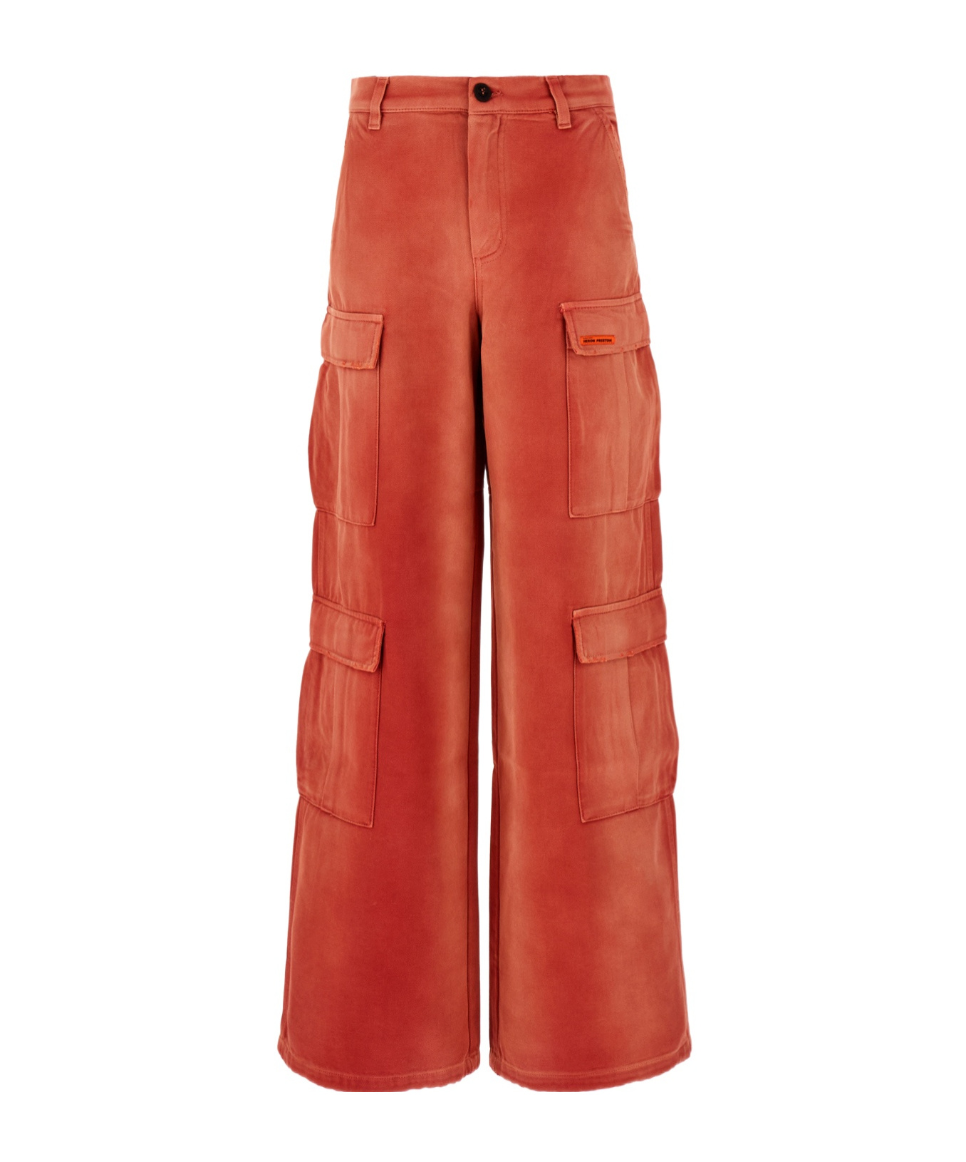 Heron Preston High-waisted Wide-leg Cargo Pants