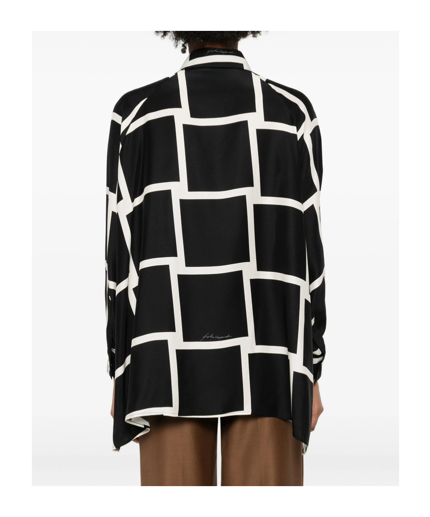 Gianluca Capannolo Button-up Long Sleeve Shirt In Black
