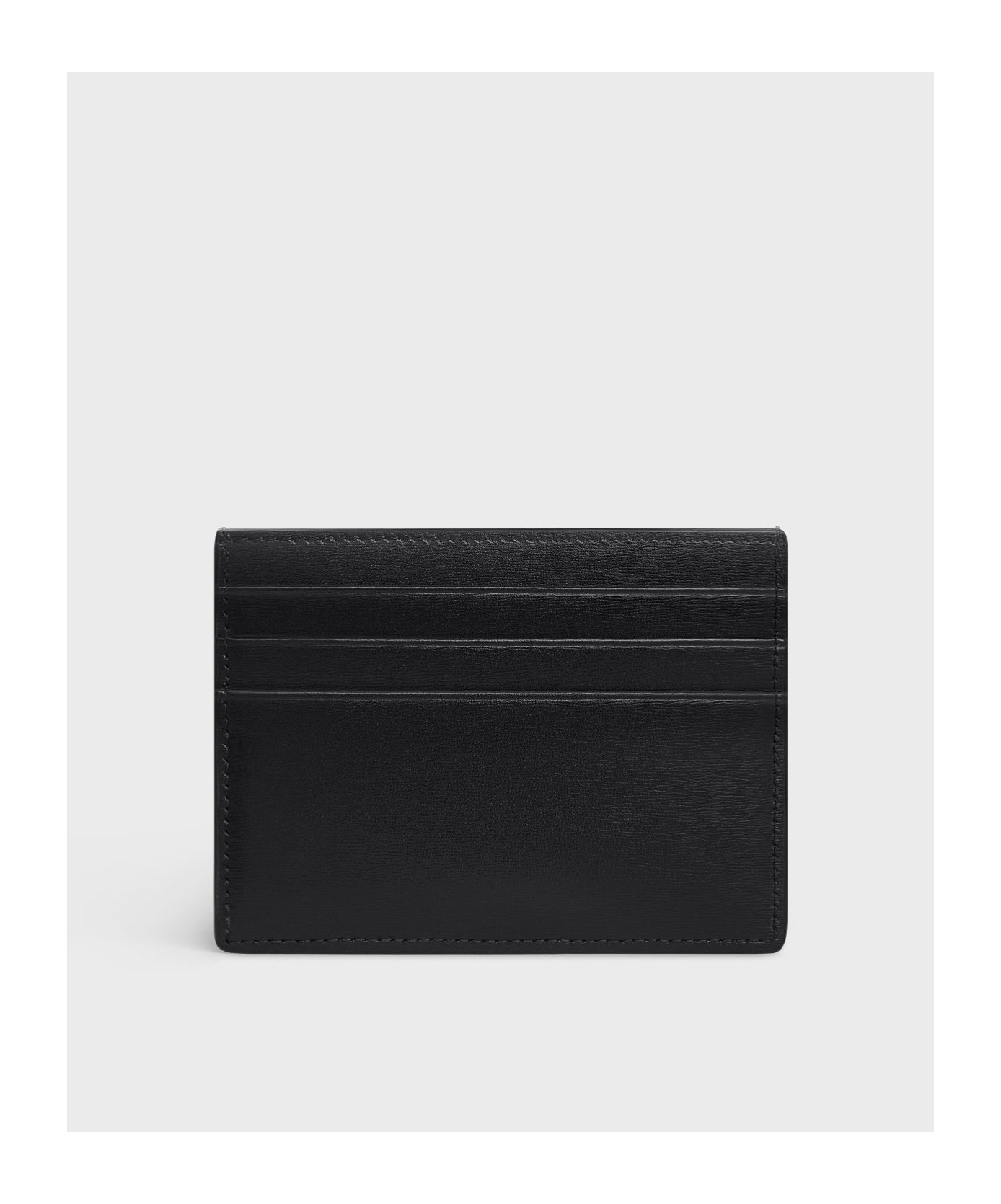 Celine Logo Card Holder In Black