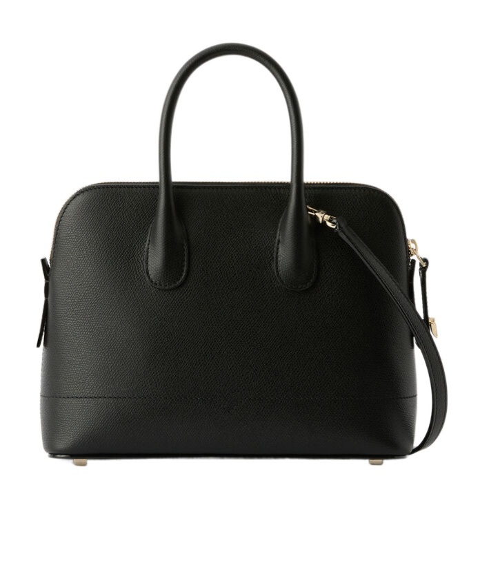 Valextra Top Handle Tote In Black