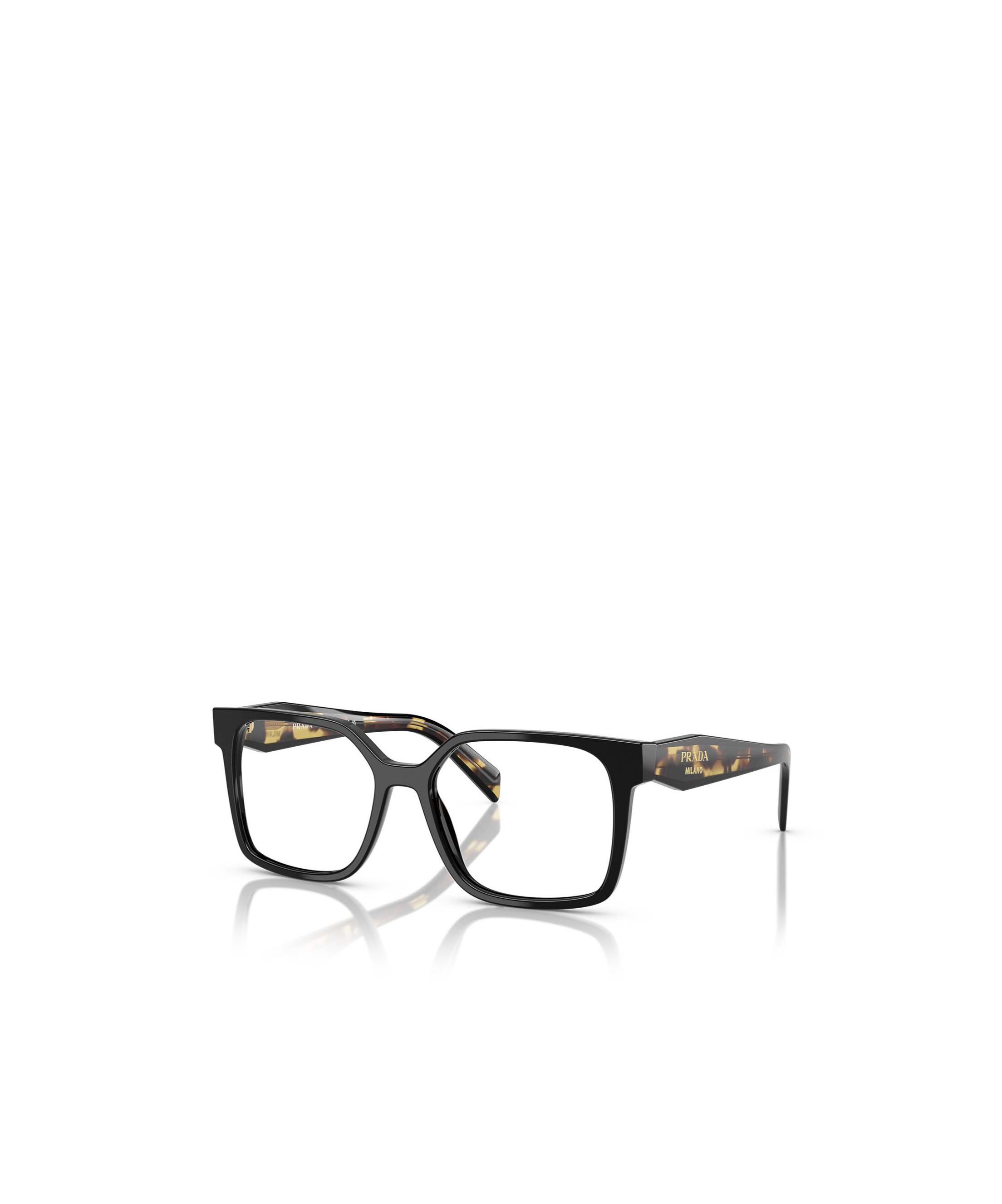 Prada Square Mirror In Black