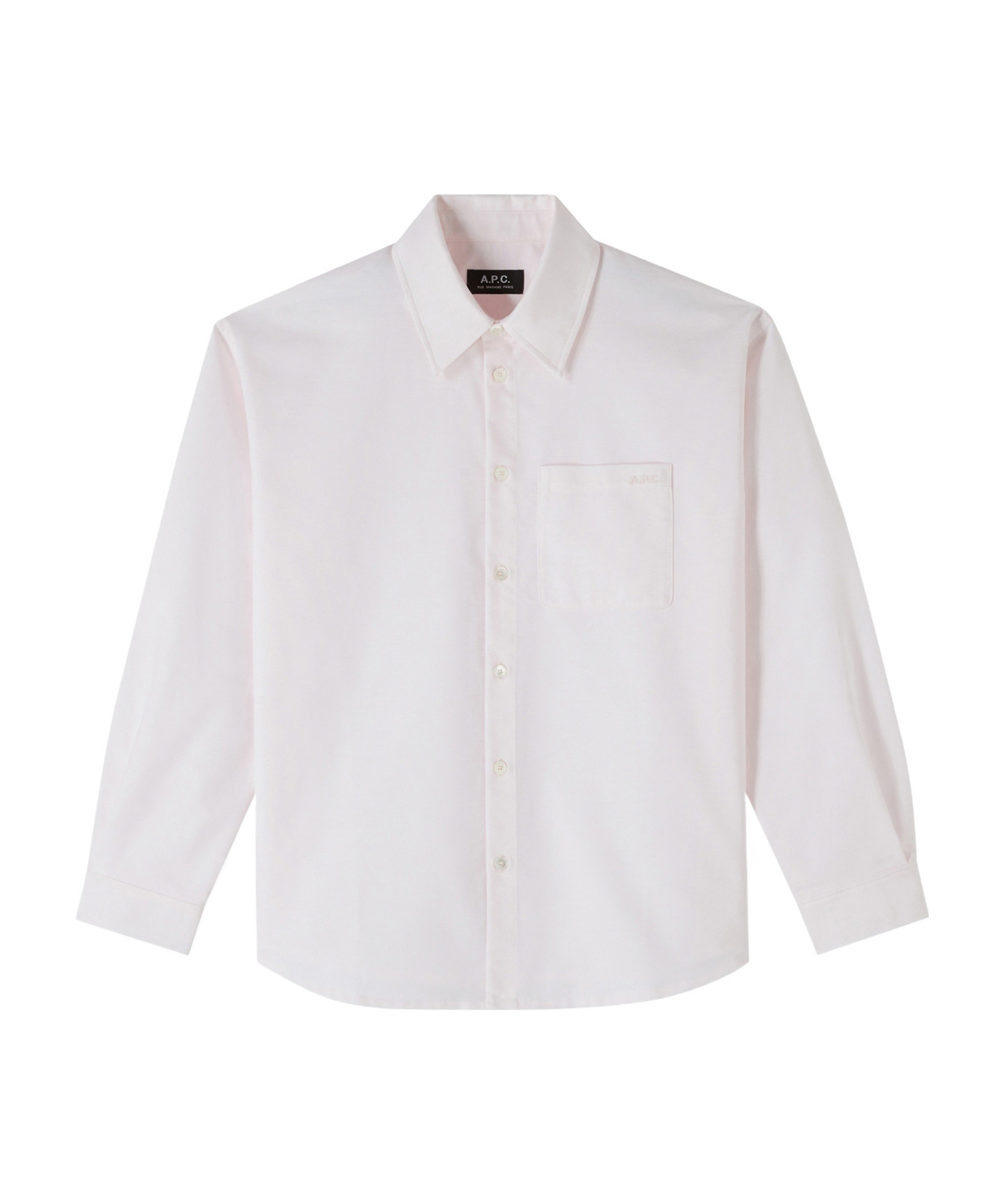 Apc Chemise Boyfriend Brodee A.p.c. In White