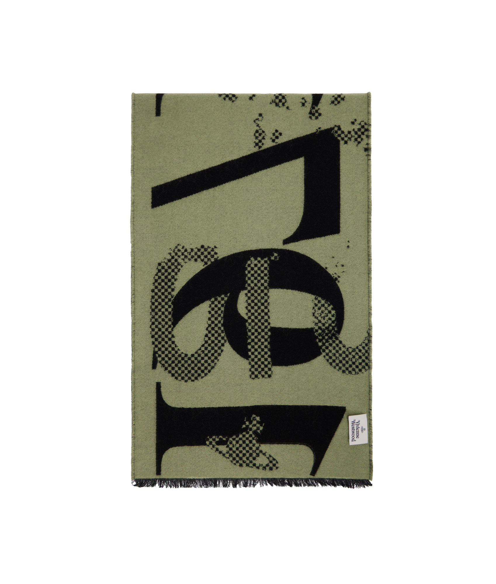 Vivienne Westwood Rectangular Scarf In Gray