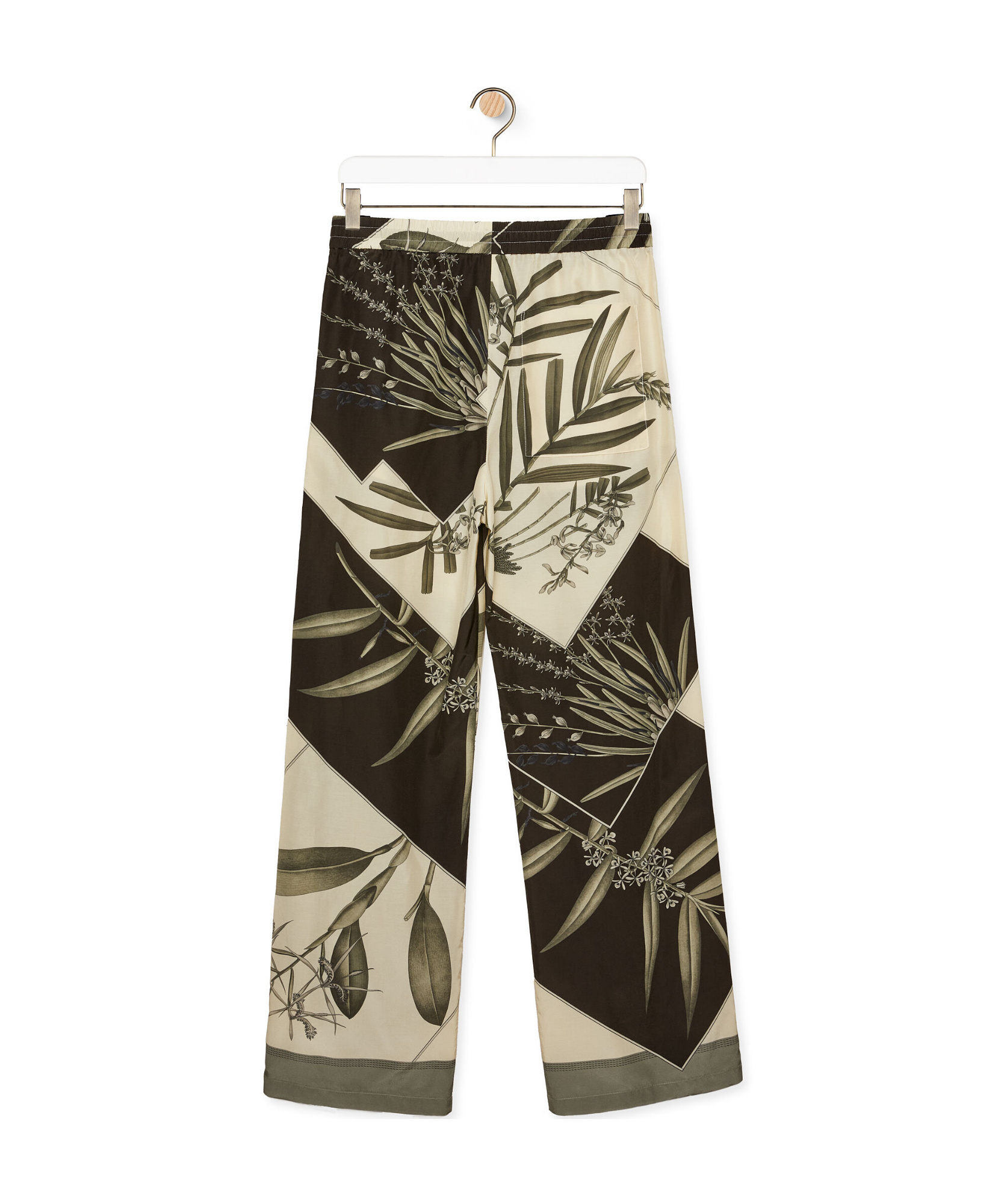 Loewe Pyjama Trousers In Cotton And Silk In Nude