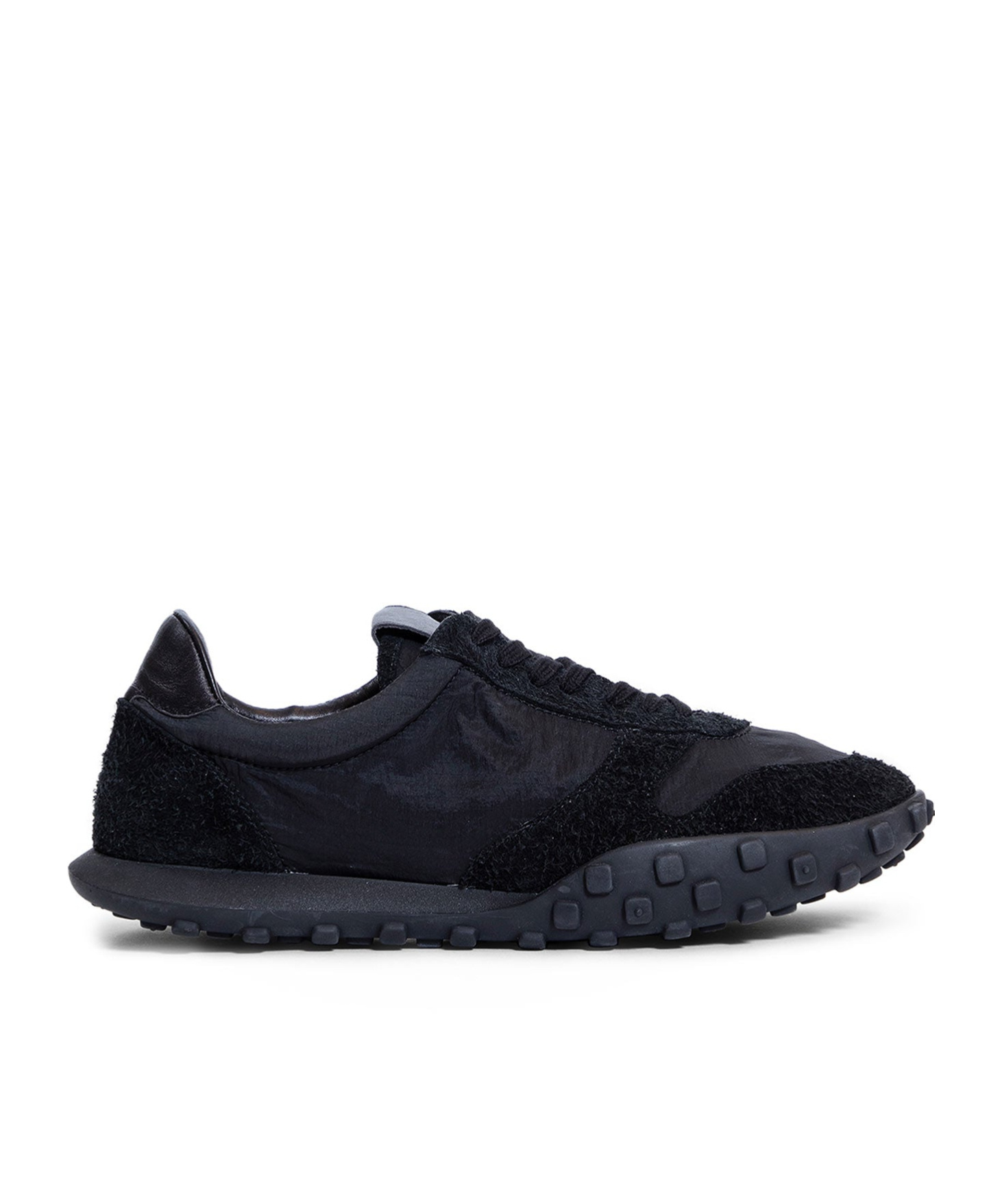 Jil Sander Lace-up Low-cut Sneakers In Black