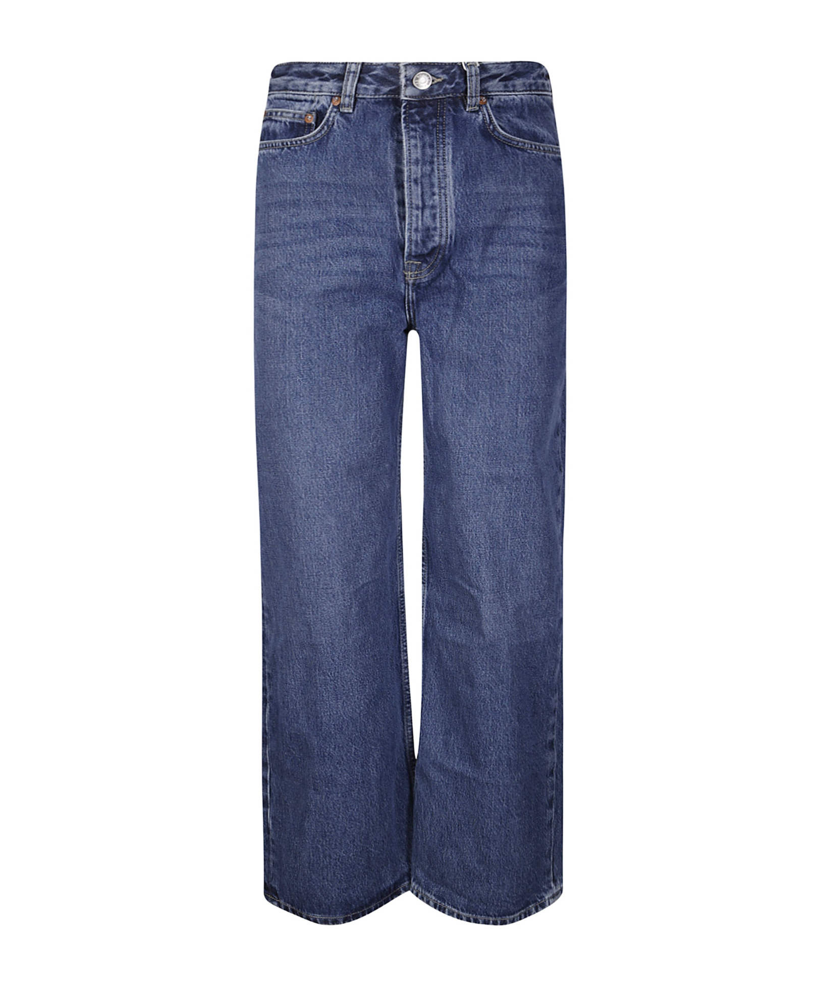 Samsoe & Samsoe Denim Trousers With Belt Loops