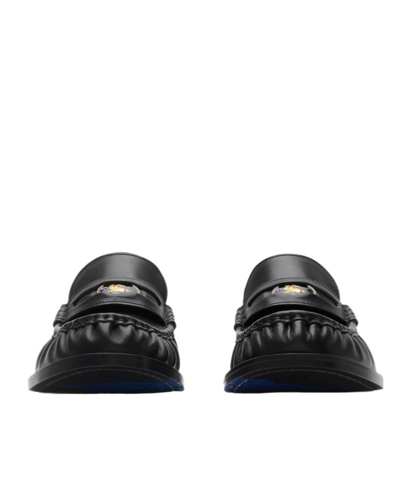 Burberry Cadet Grained Calf Leather Penny Loafers