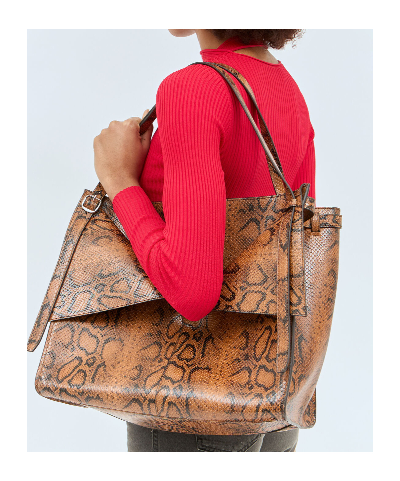 COPERNI COPERNI EMBOSSED TOP HANDLE BAG