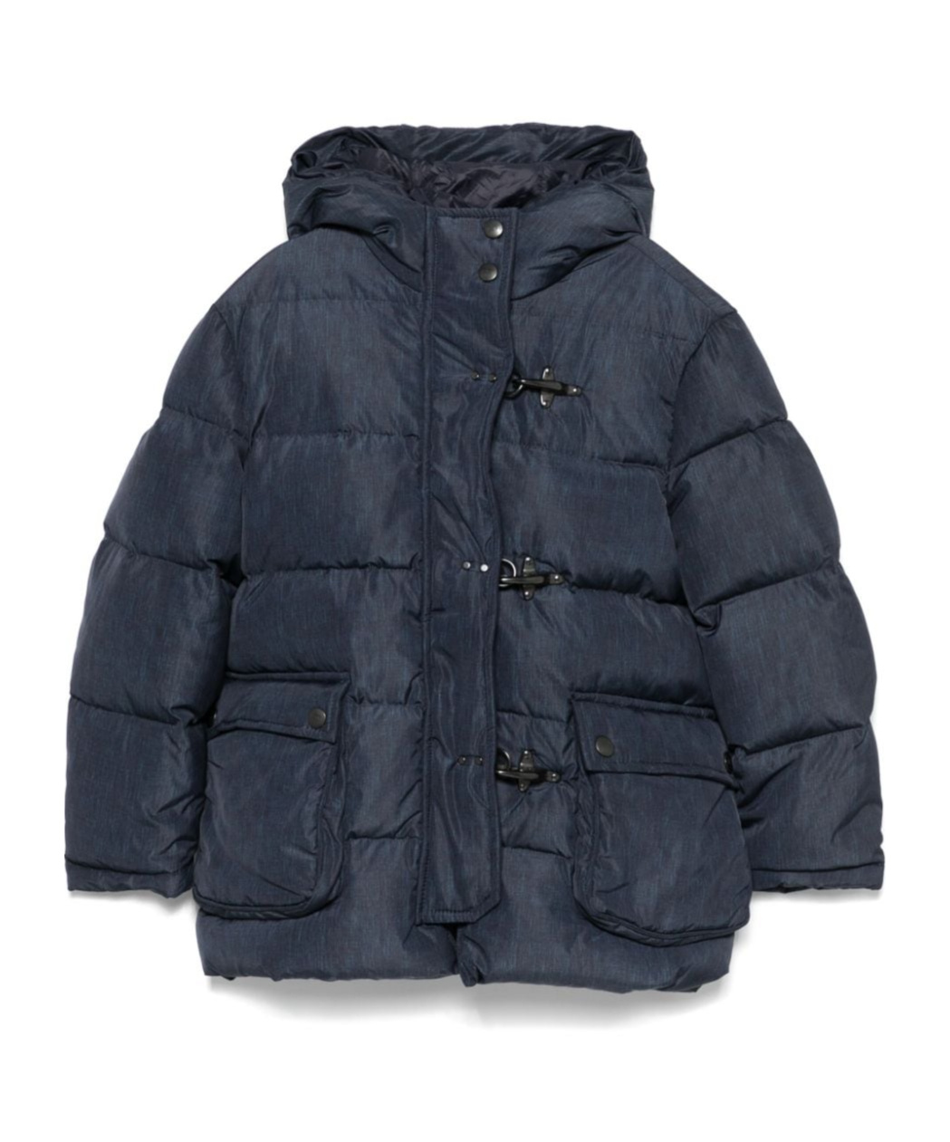 Fay Quilted Puffer Jacket In Black