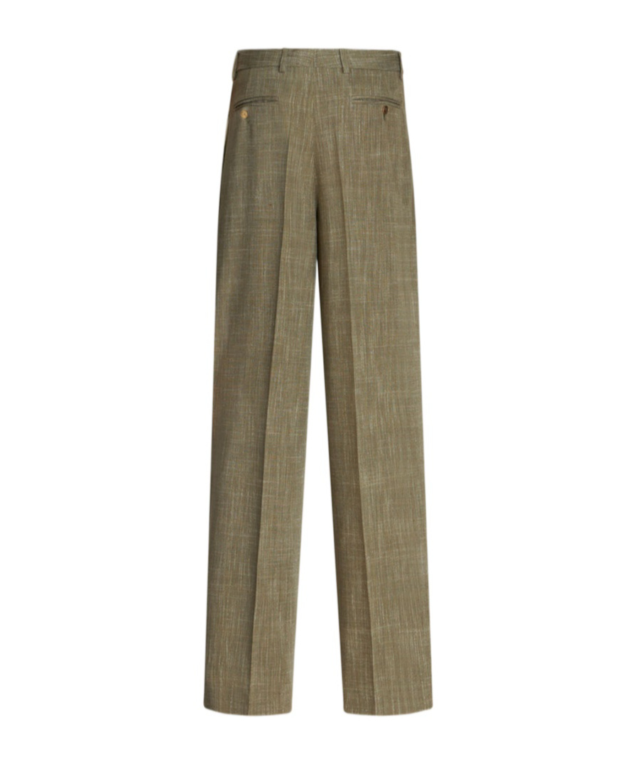 Etro High-waist Tailored Trousers In Brown