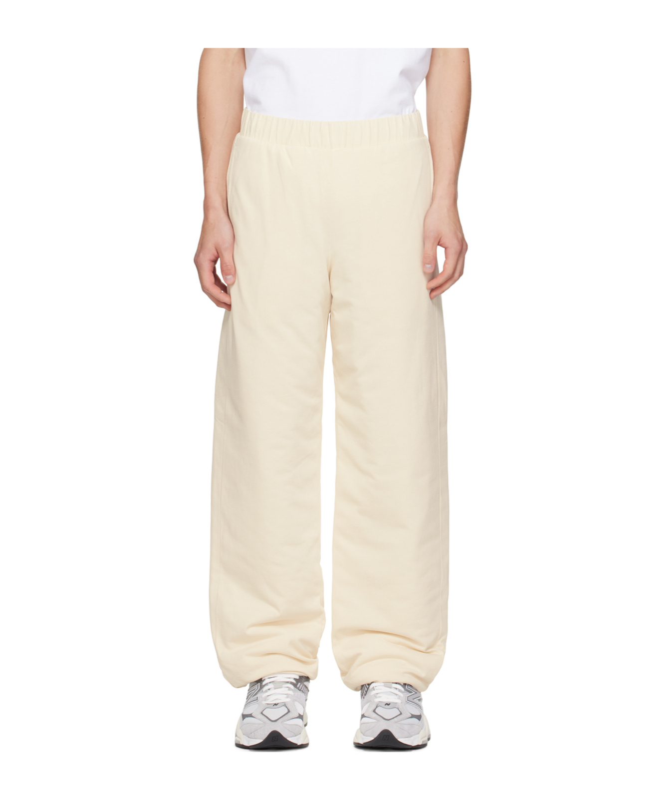 Apc Elastic Waist-edge Sweatpants In White