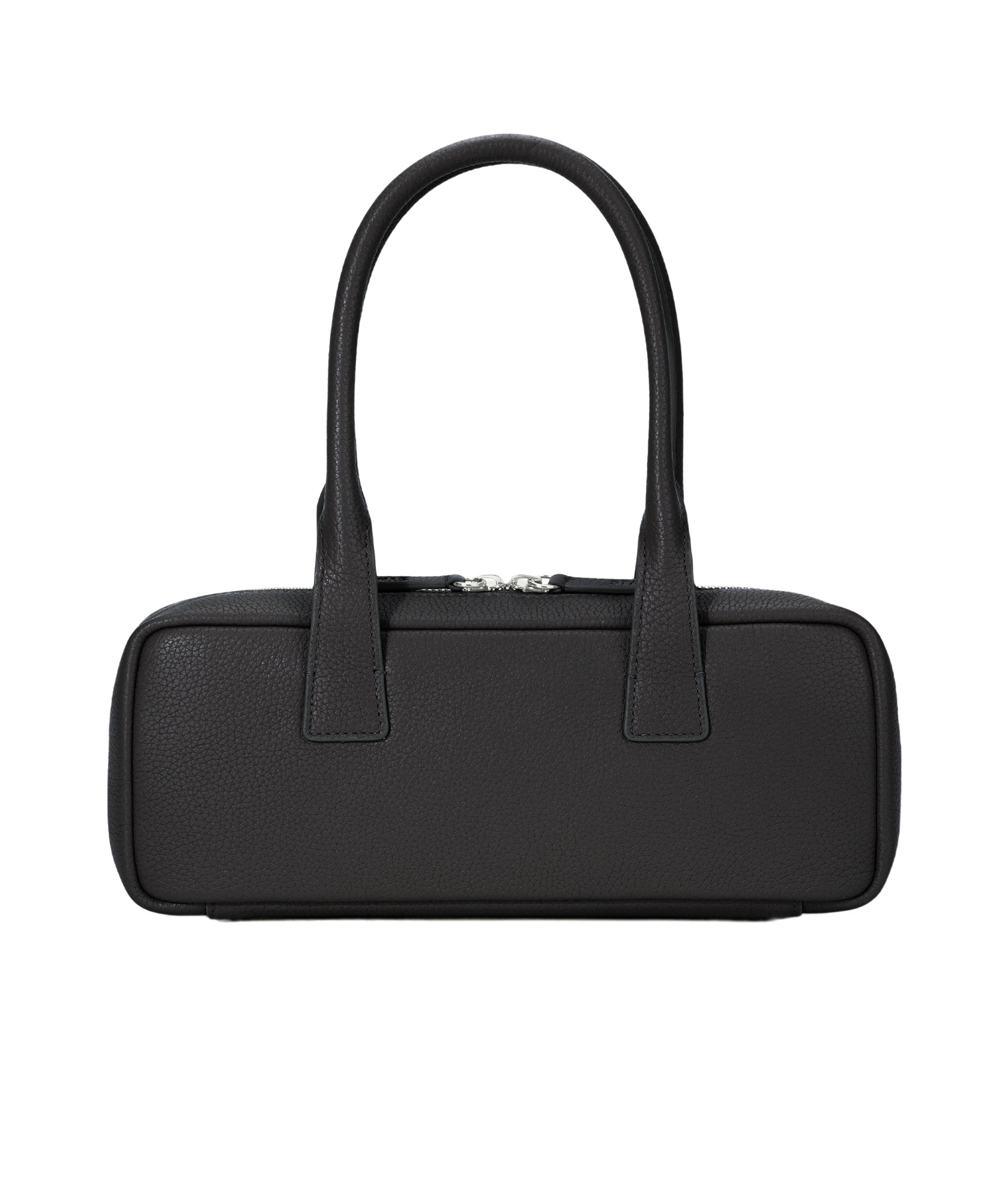 Staud Zippered Shoulder Bag In Black