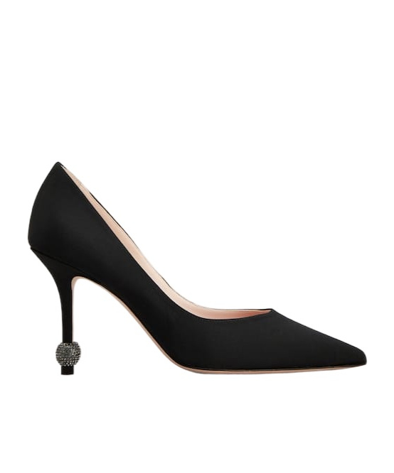 Roger Vivier Jewel Heel Pumps In Grosgrain