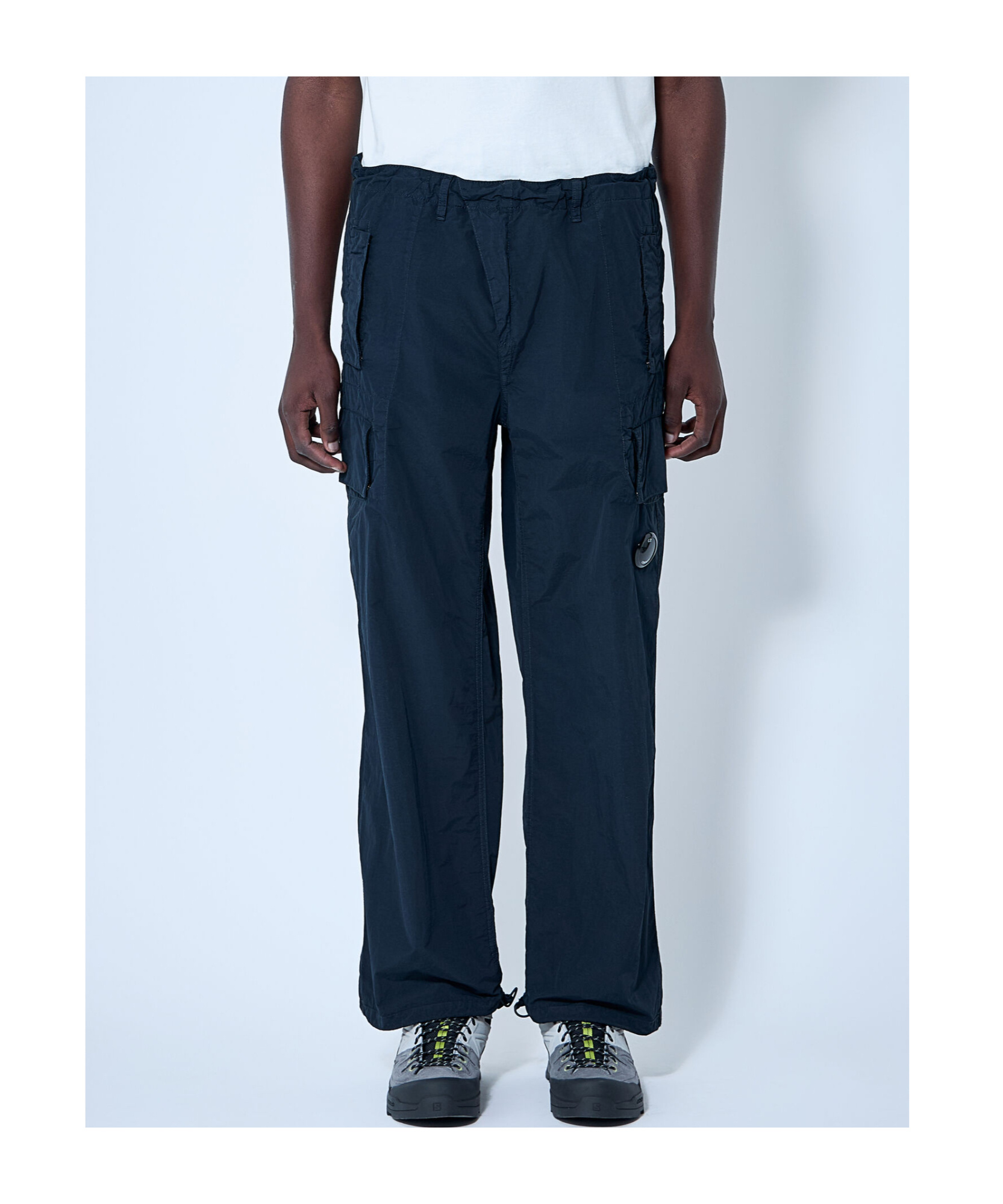 C.p. Company Flatt Trousers In Black