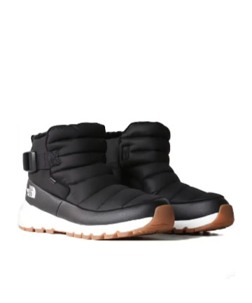 The North Face Round-headed Short Boots In Black
