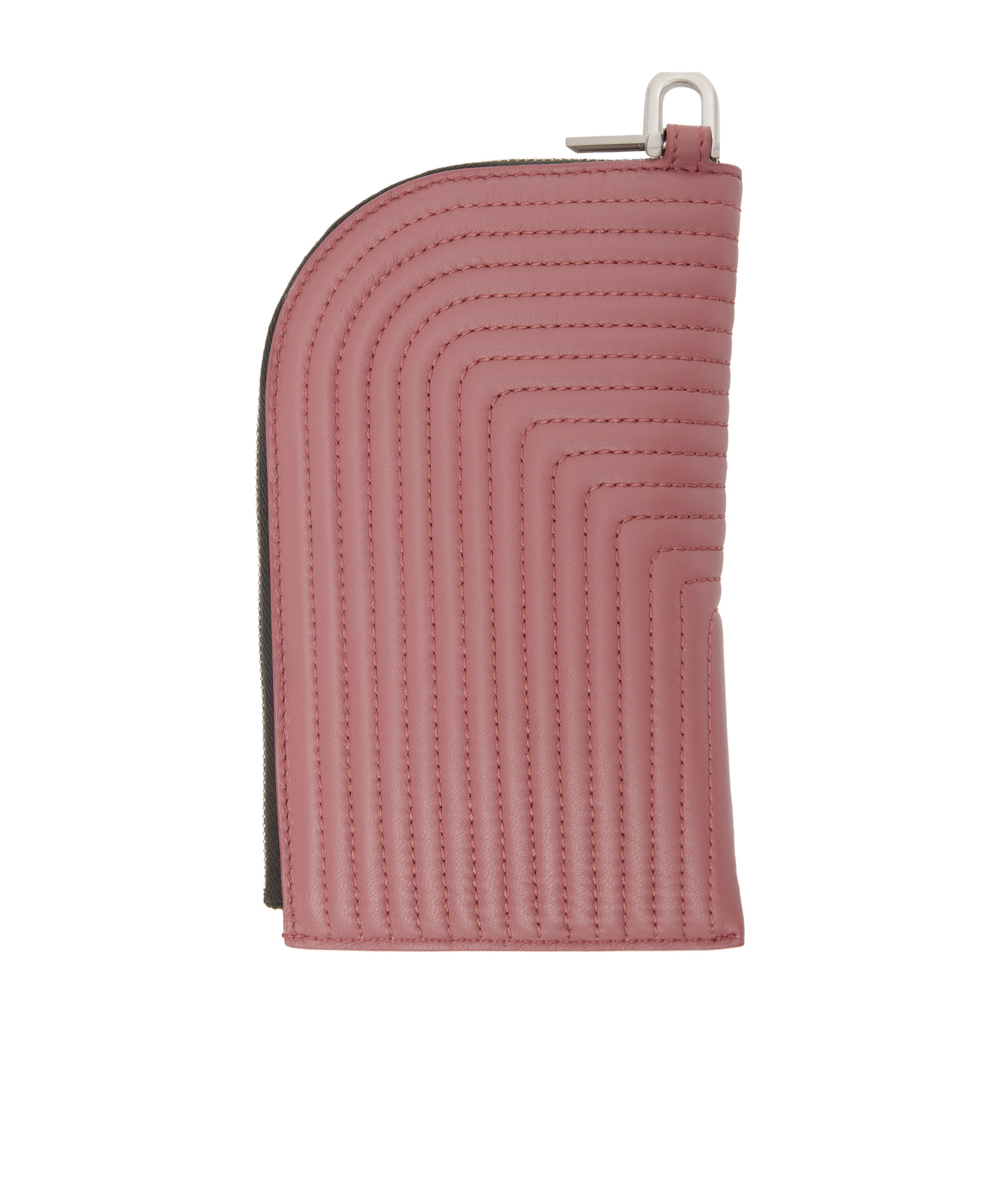 Rick Owens Zipper Wallet In Pink