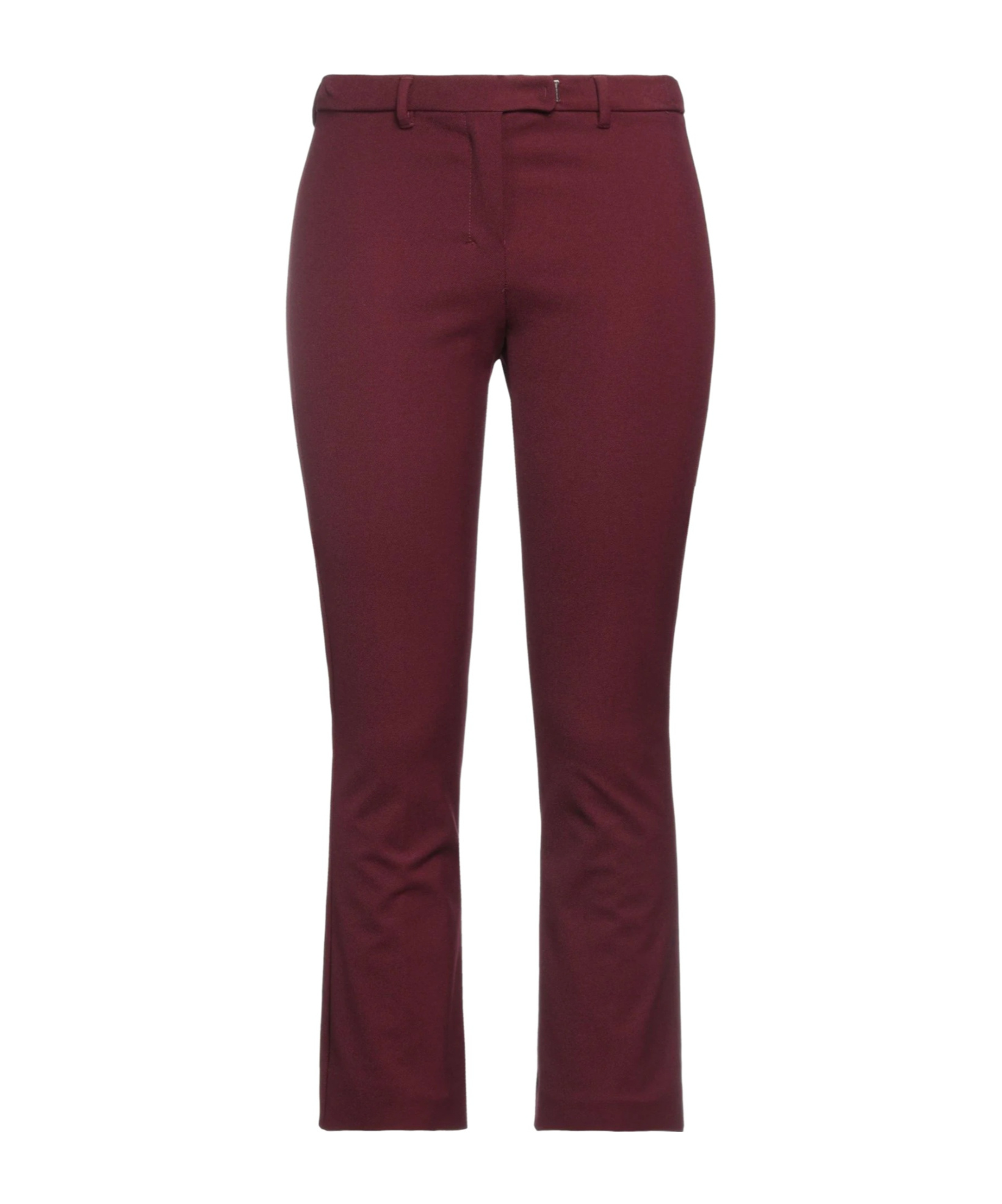 Max Mara High-waisted Bootcut Cropped Trousers In Red