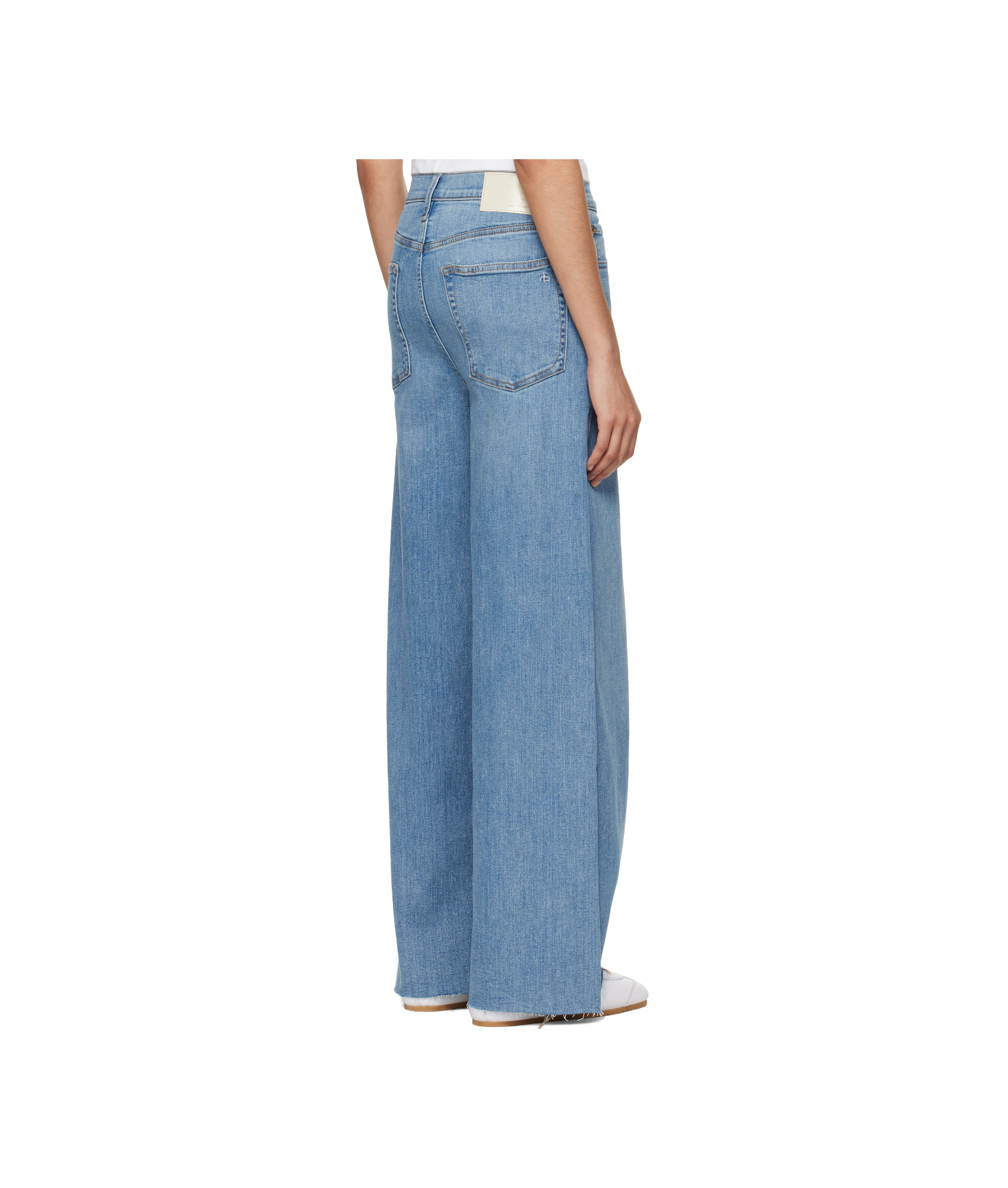 Rag & Bone Jeans With Belt Loops In Blue