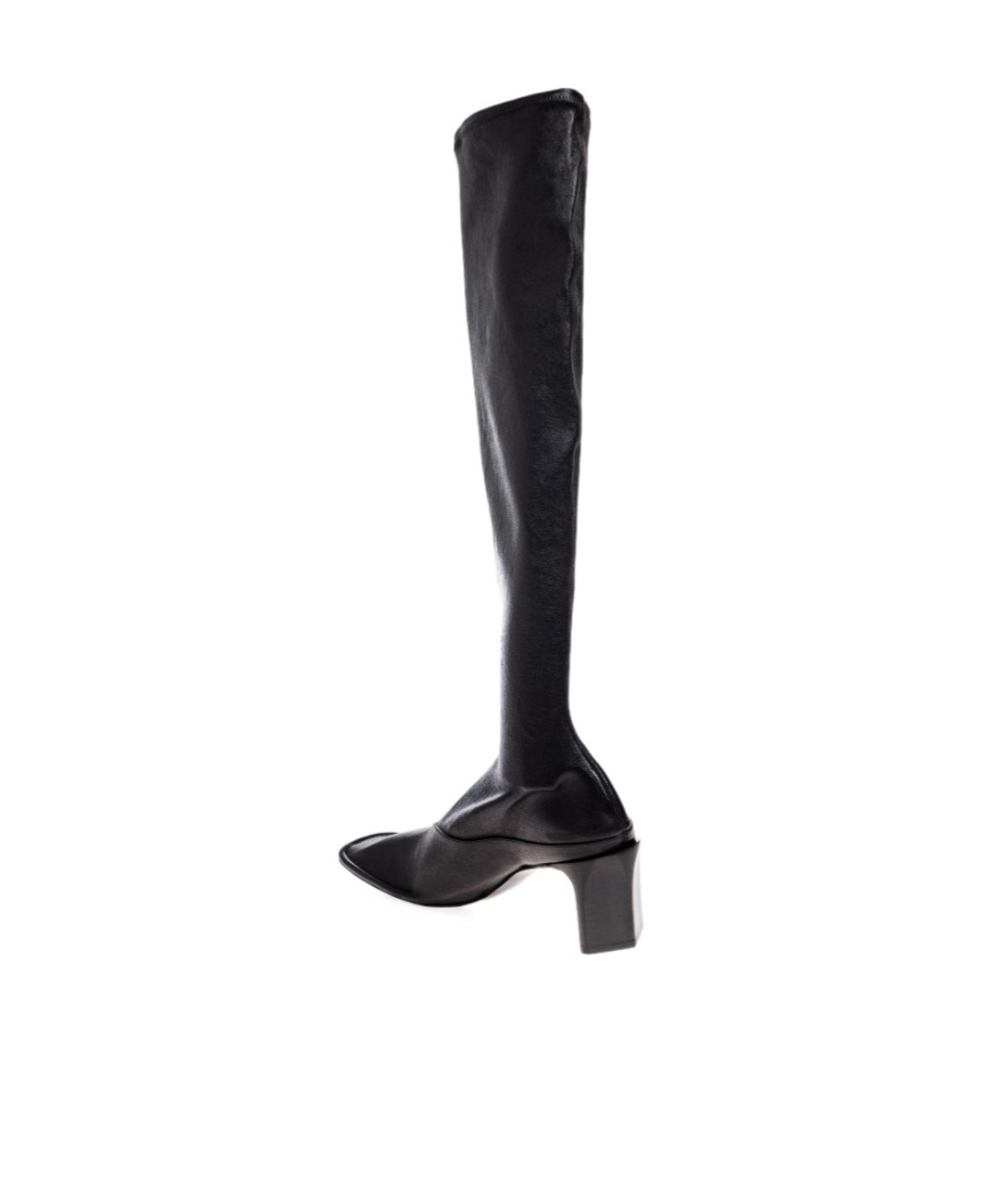 Jil Sander High Heel Boots In Black