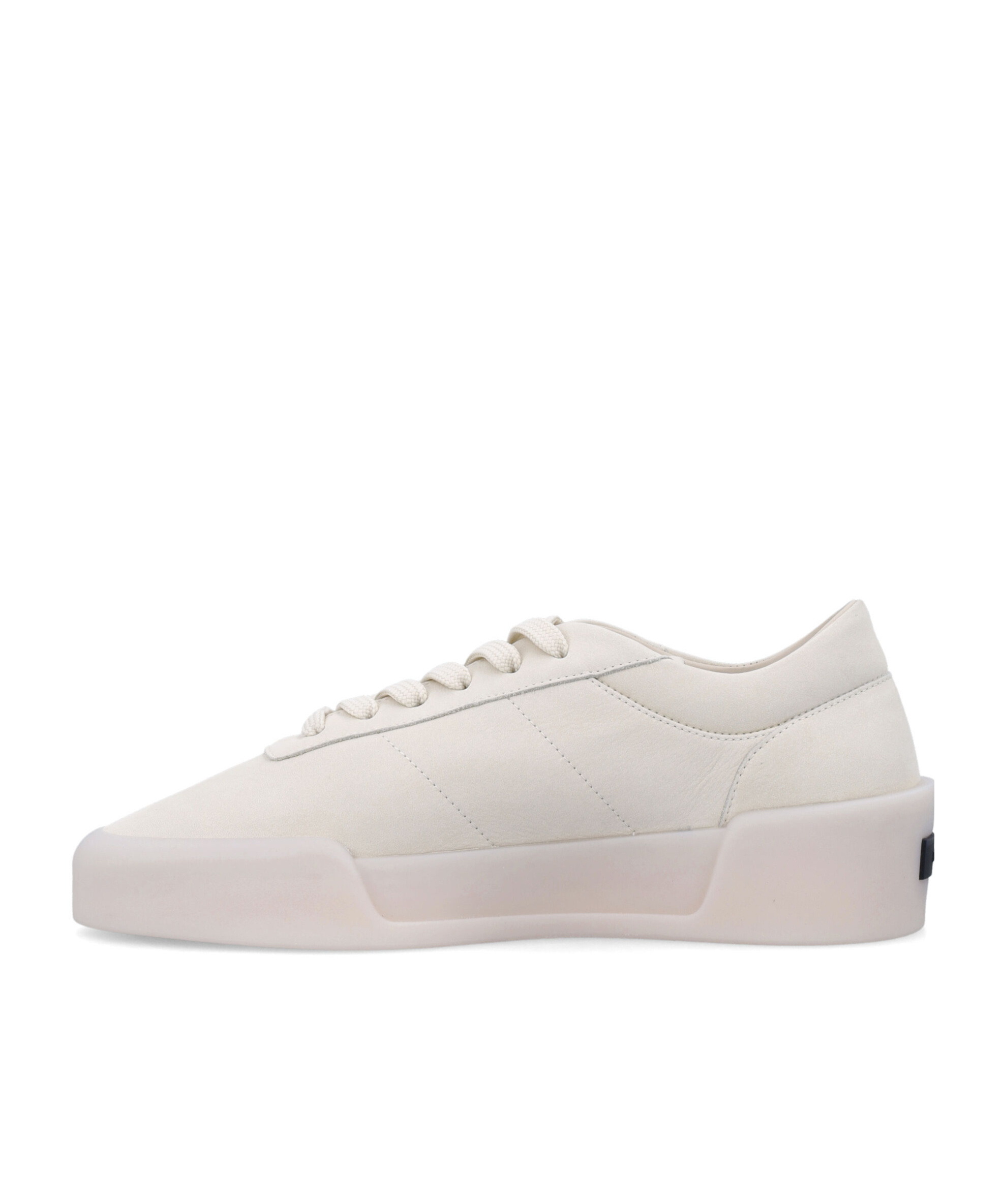 Fear Of God Man Sneakers Ivory Size 7 Leather In Metallic
