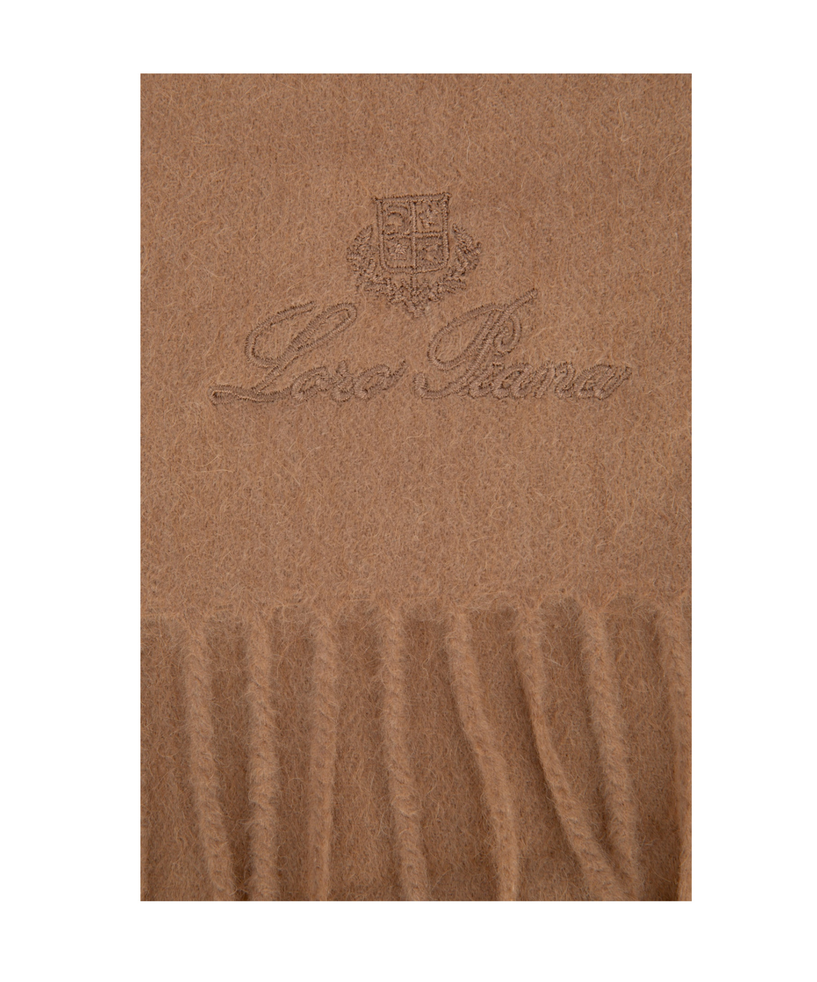 Loro Piana Grande Unita Scarf In Brown