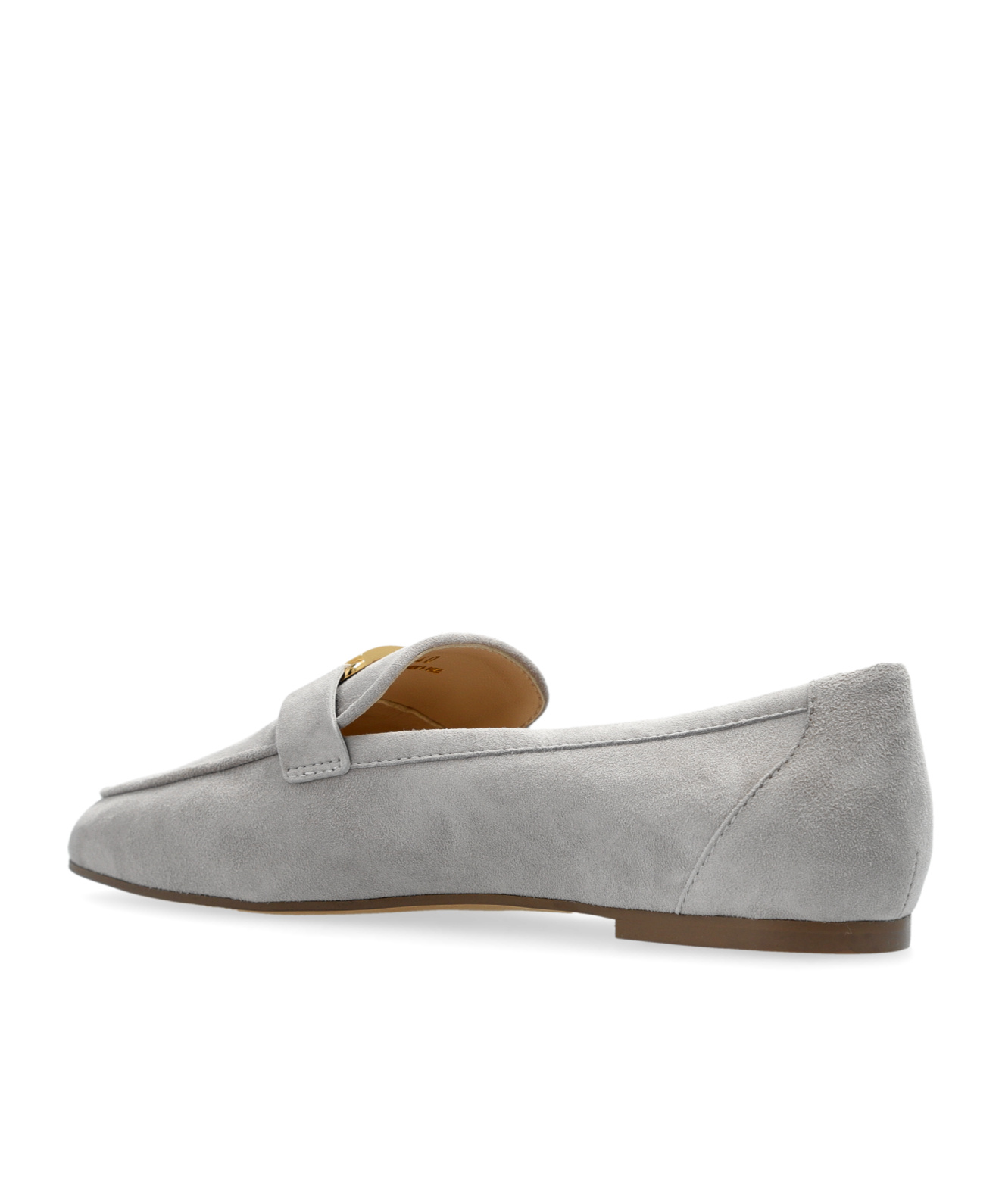 Tod's Leather Loafers In Gray