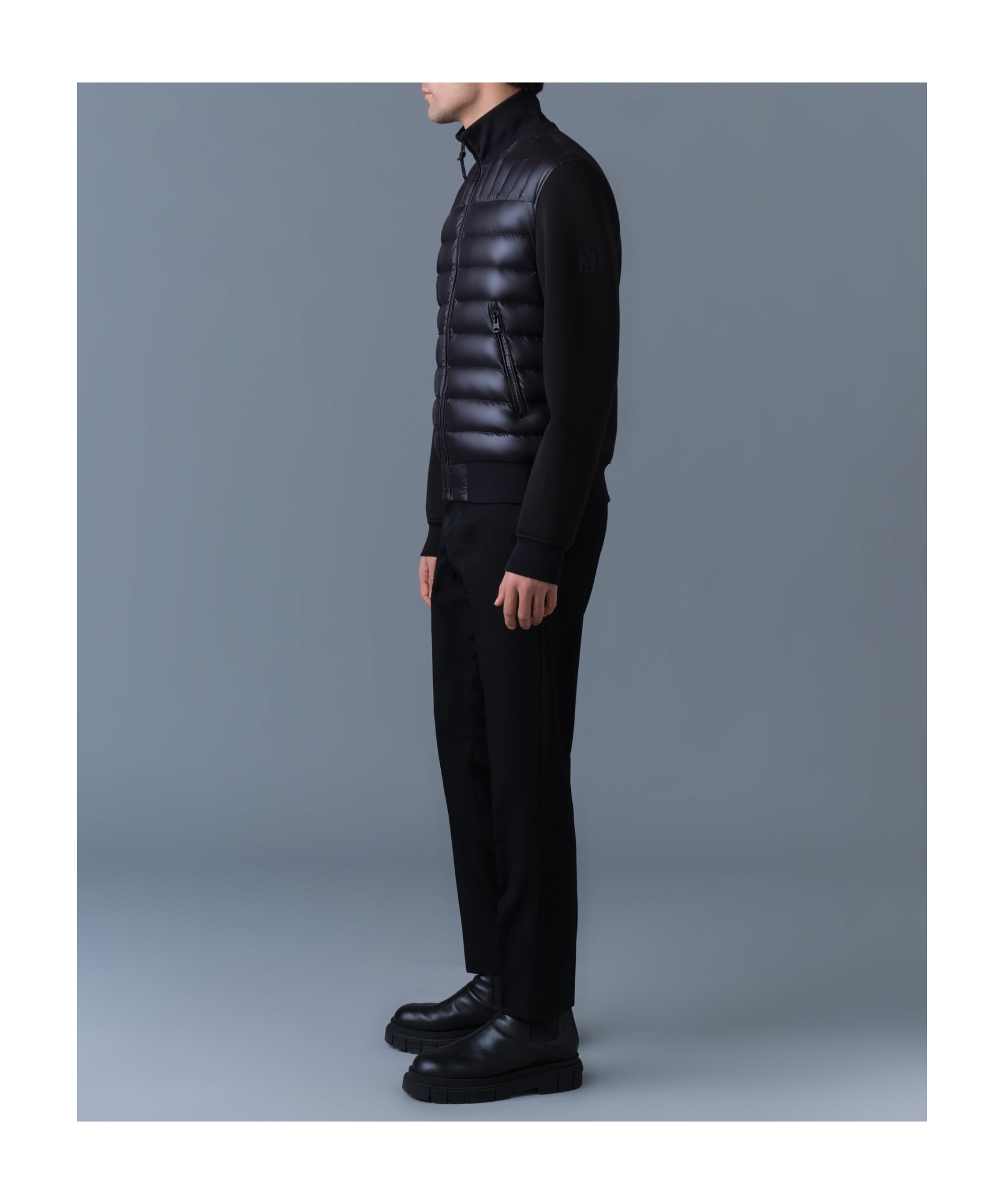 Mackage Collin-r Quilted Down Puffer Jacket In Black