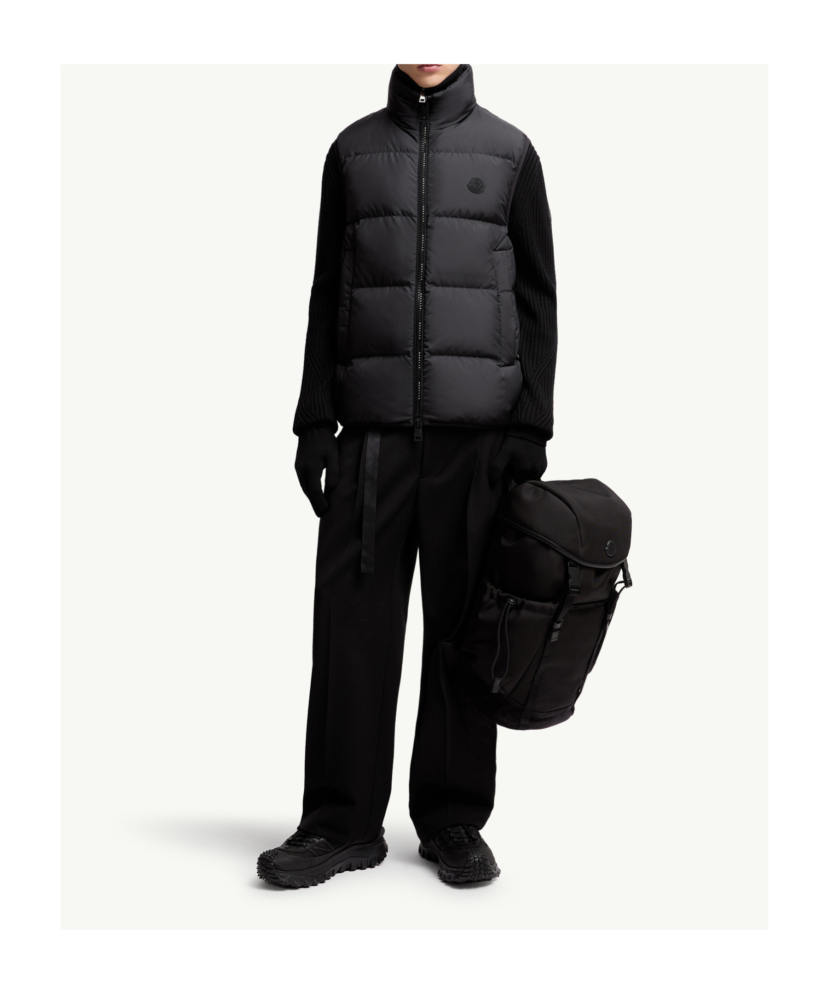 Moncler X Aap Rocky Sparky Down Vest In Black