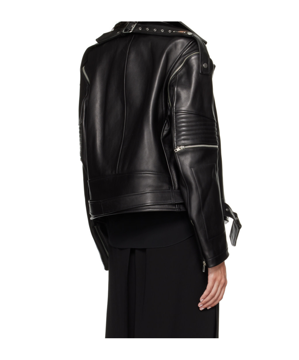 Helmut Lang Long Sleeve Leather Jacket