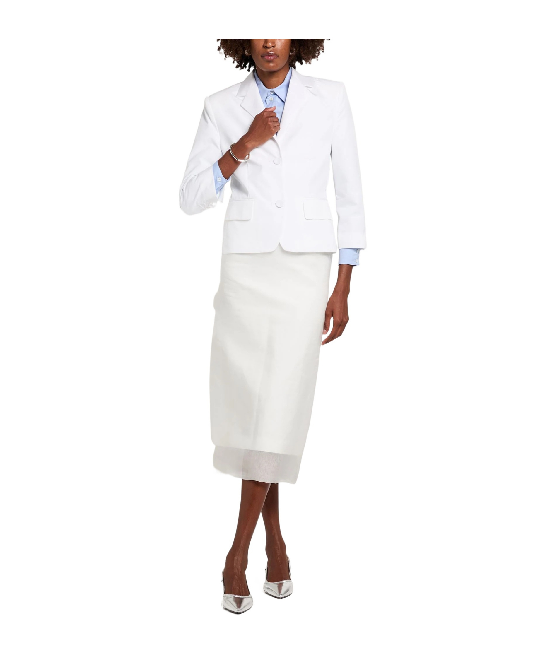 Marni Classic Single- Suit In White
