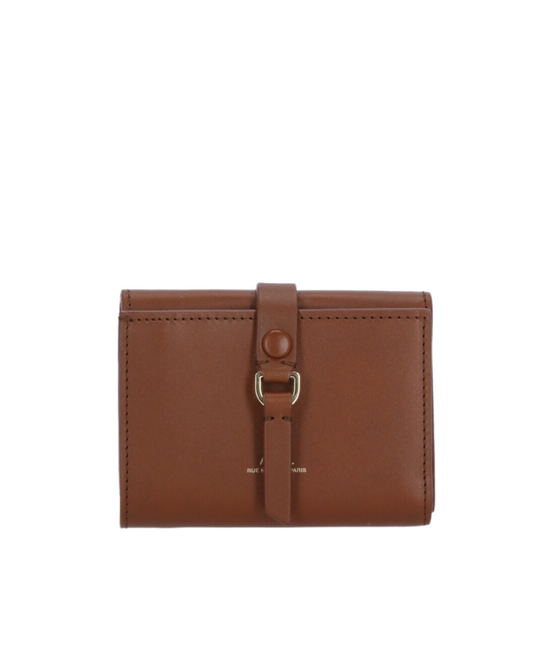 Apc Noa Tri-fold Leather Wallet In Brown