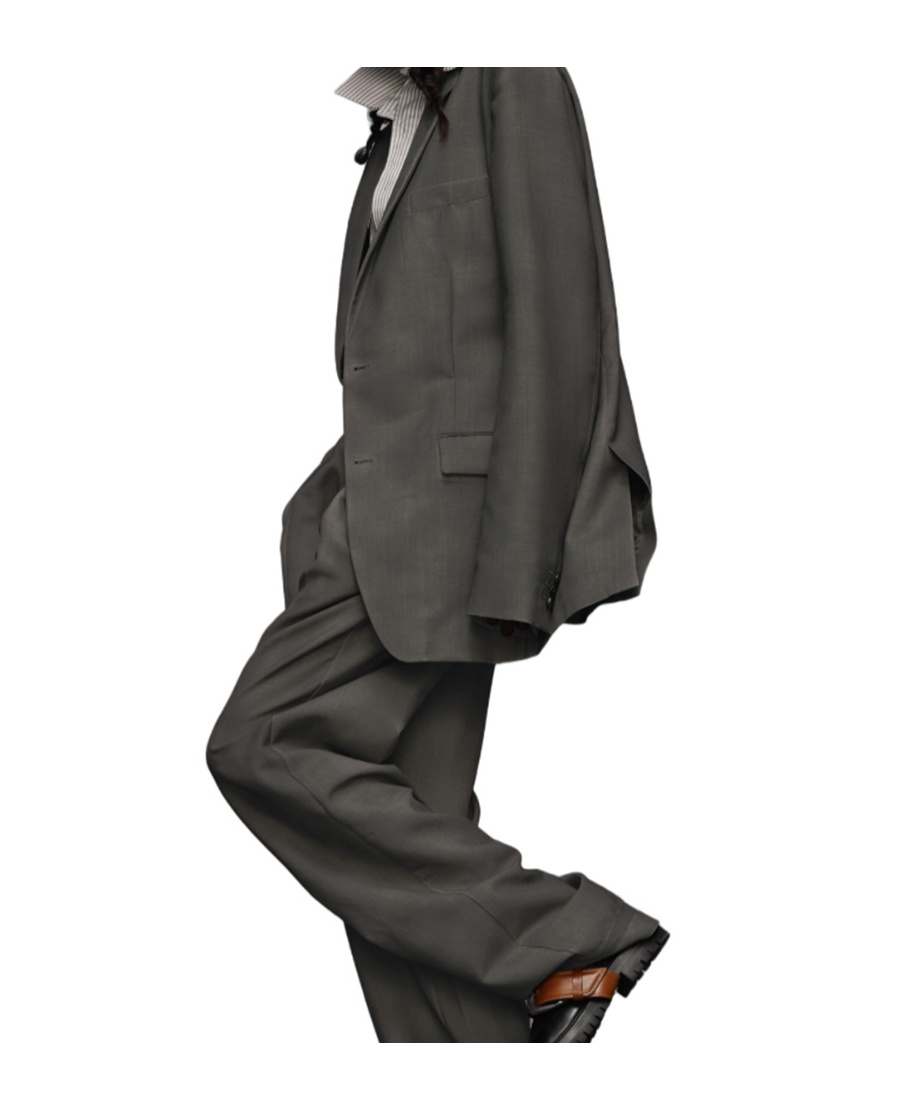 Maison Margiela Mohair Wool Blazer In Black