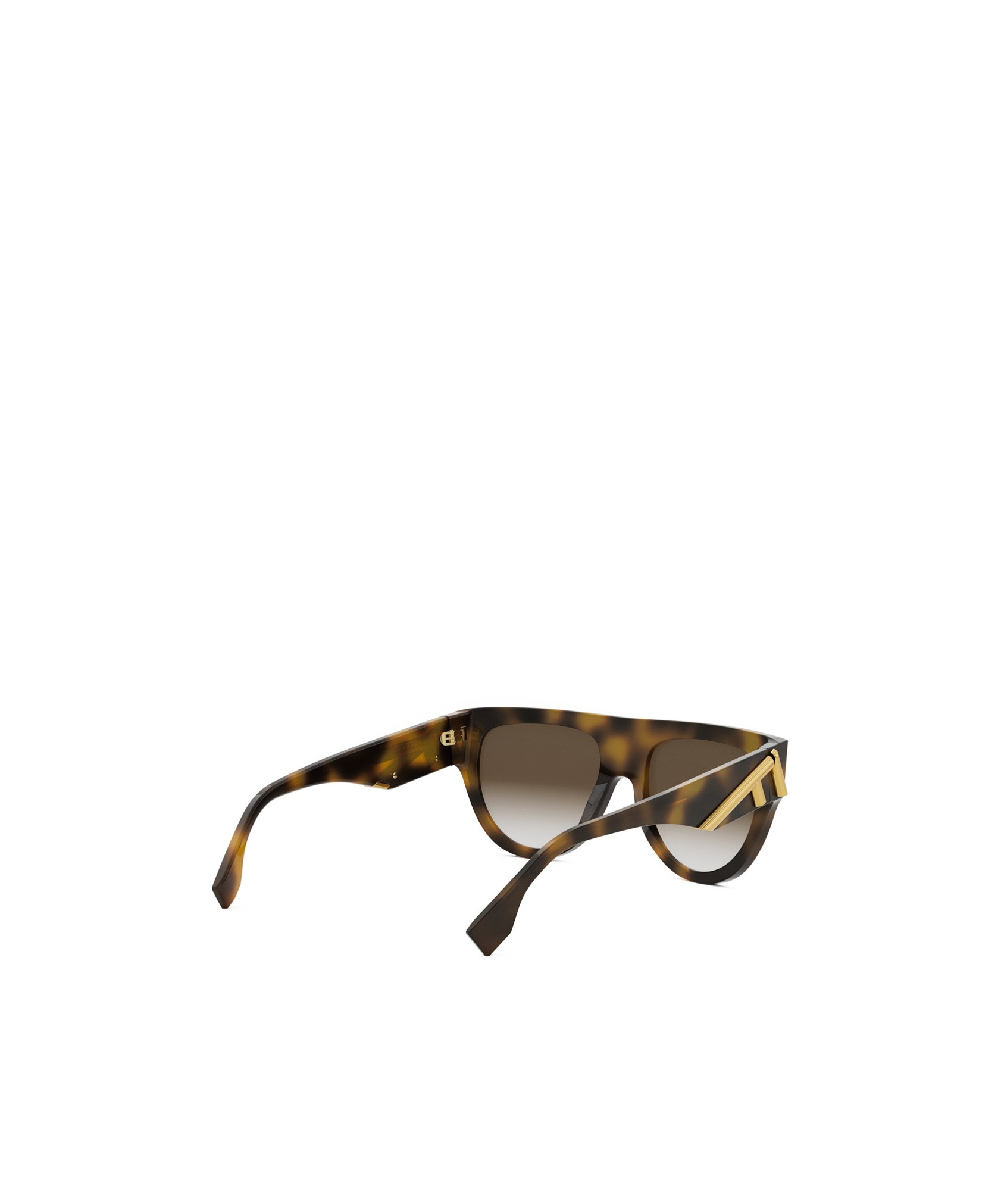 Fendi Fe40150i 53f Havana Sunglasses In Brown