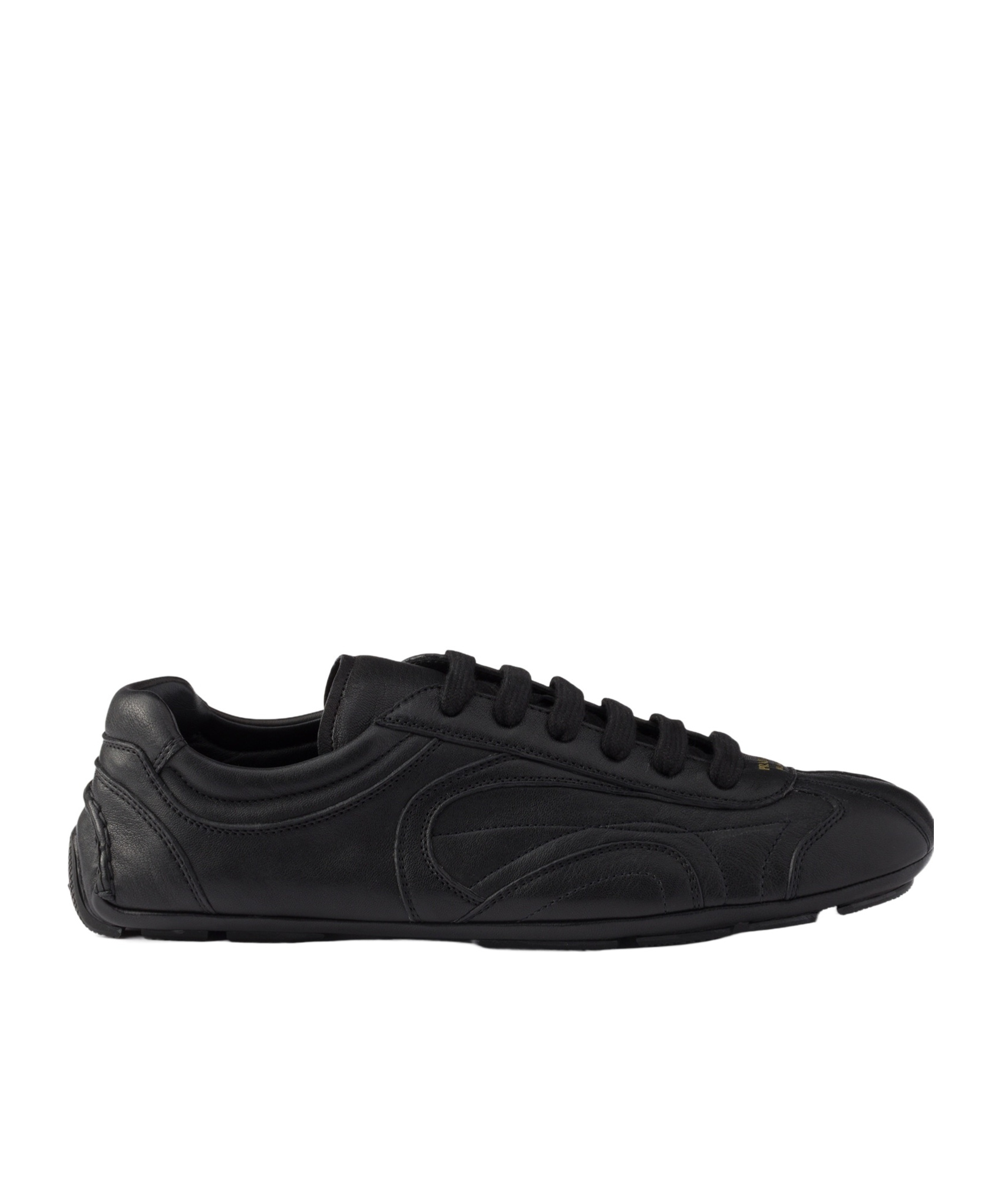 Prada Montecarlo Re-edition 2005 Nappa Leather Sneakers In Black