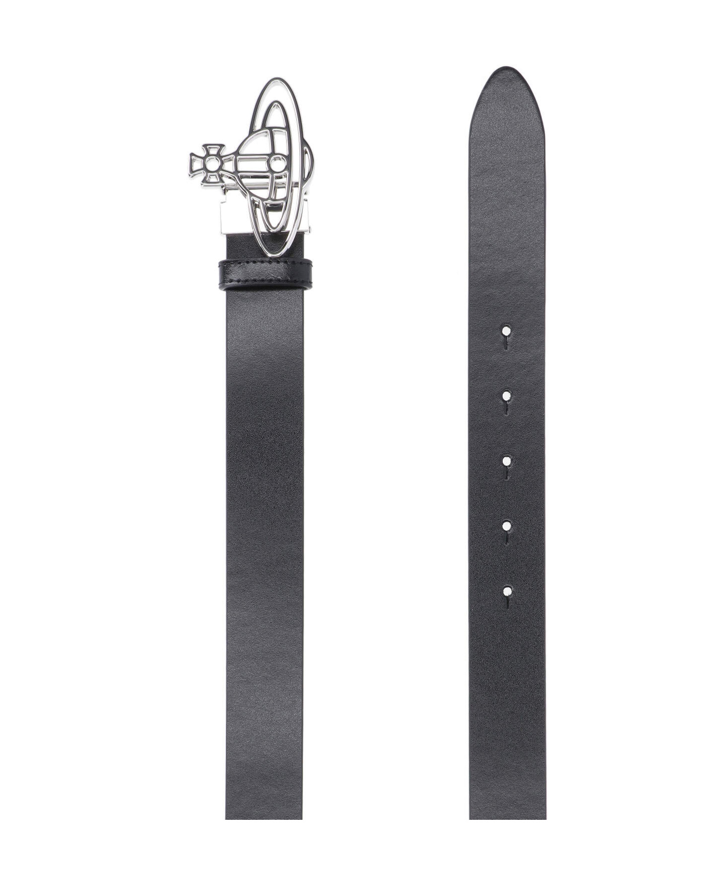 Vivienne Westwood Round Pointed Waist Belt In Black