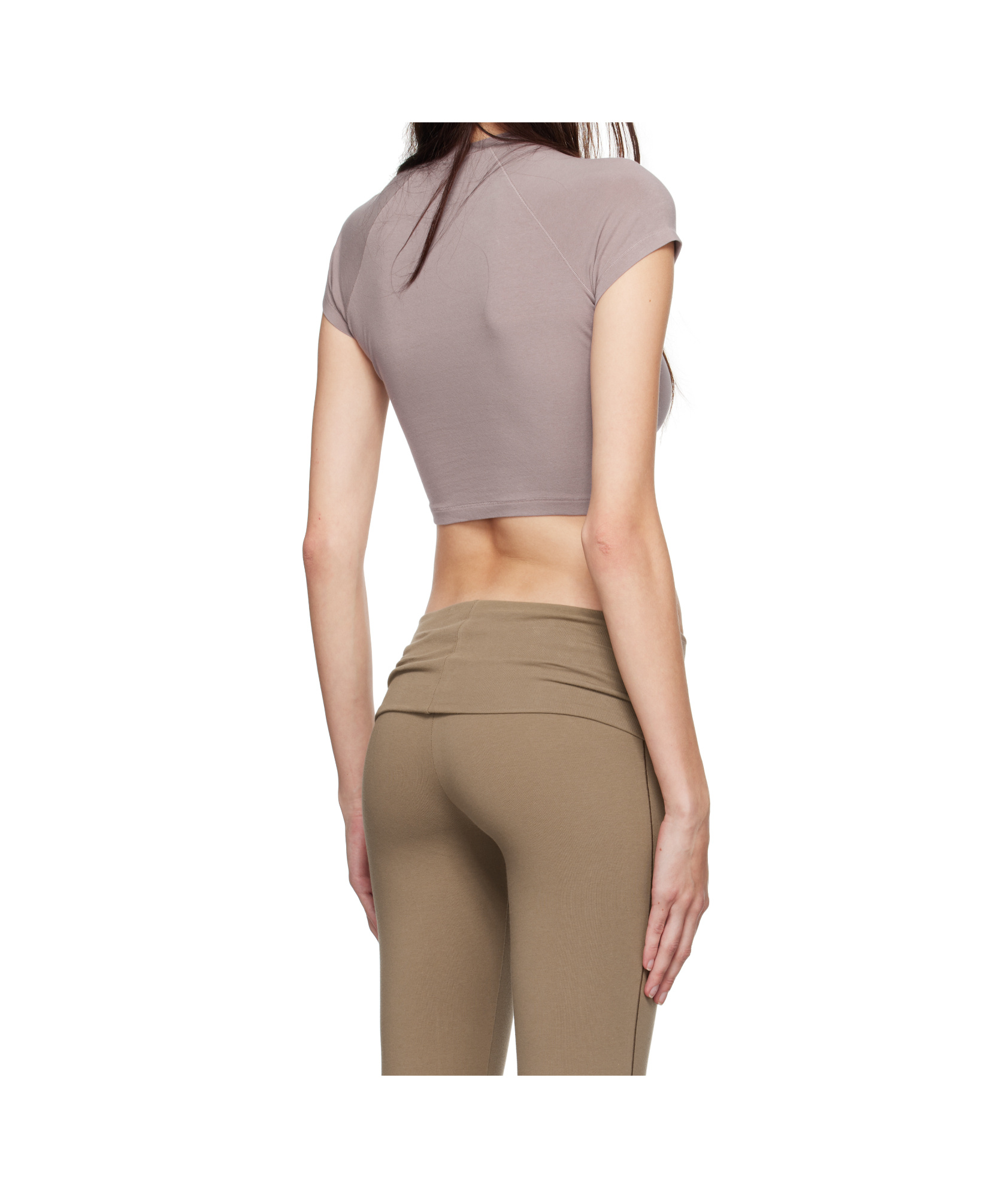 Skims Crew Neck Cropped T-shirt