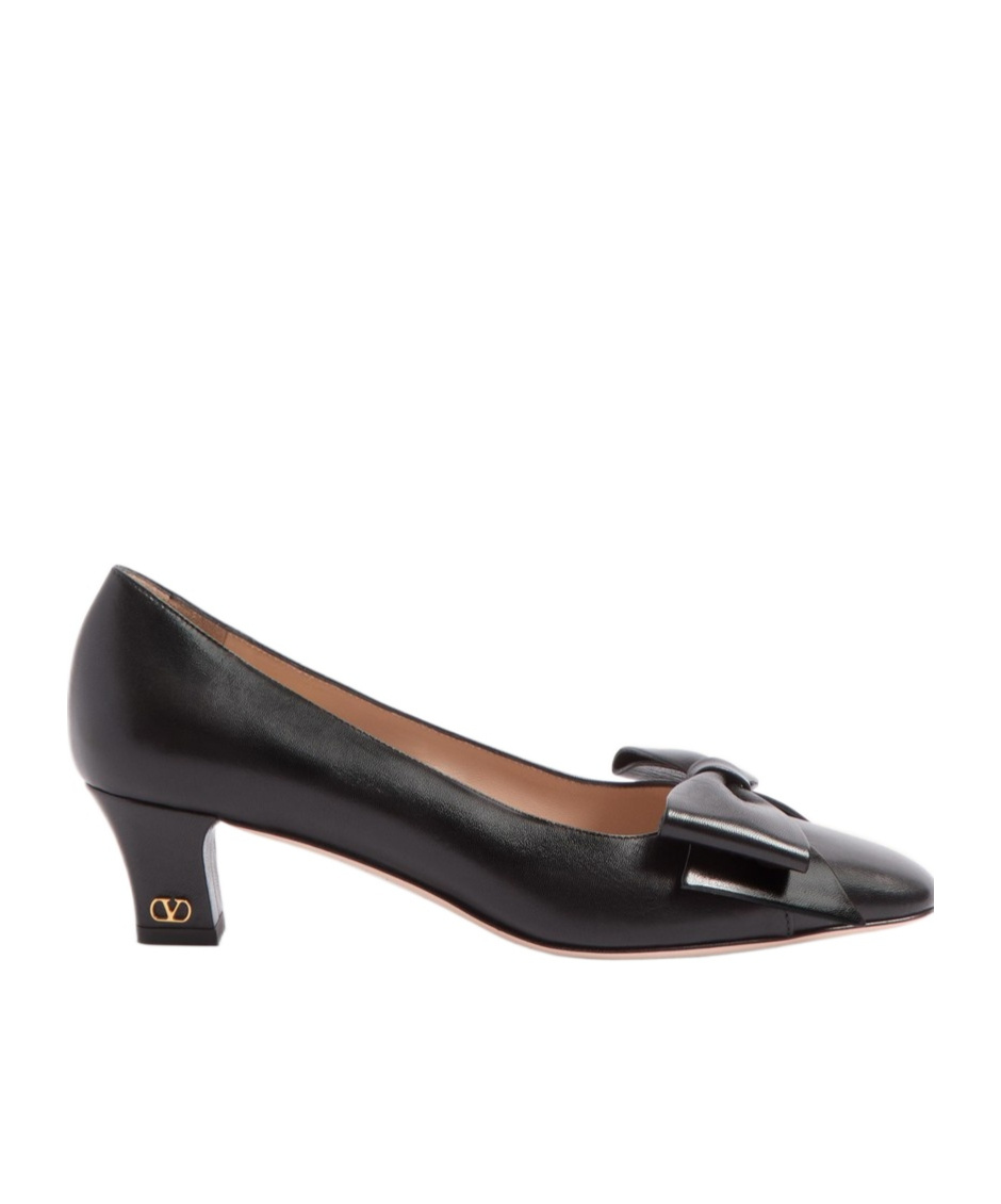 Shop Valentino Bowow Pump In Kidskin 45mm In Black