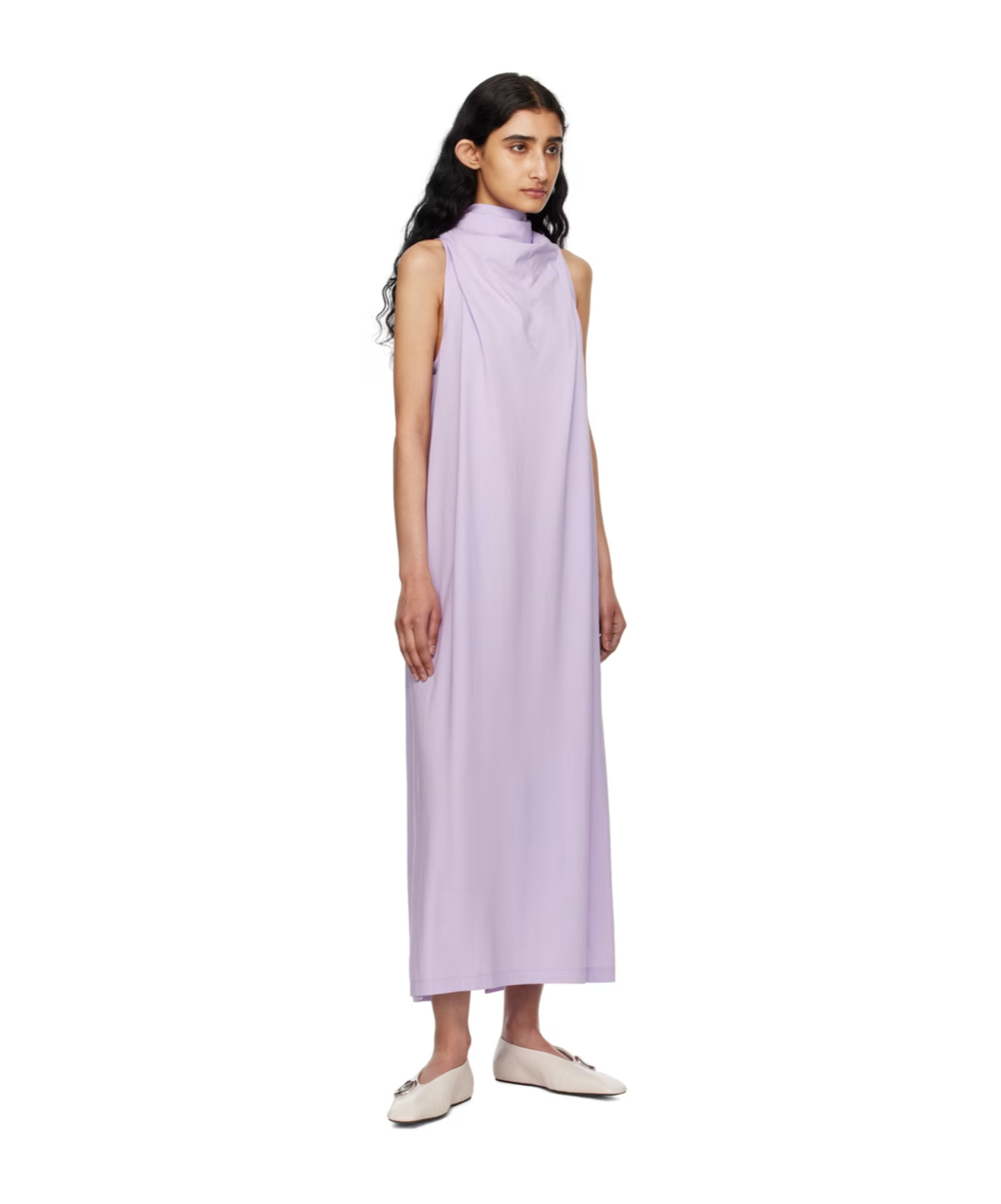 Issey Miyake Knotted Mid-length Dress In Purple