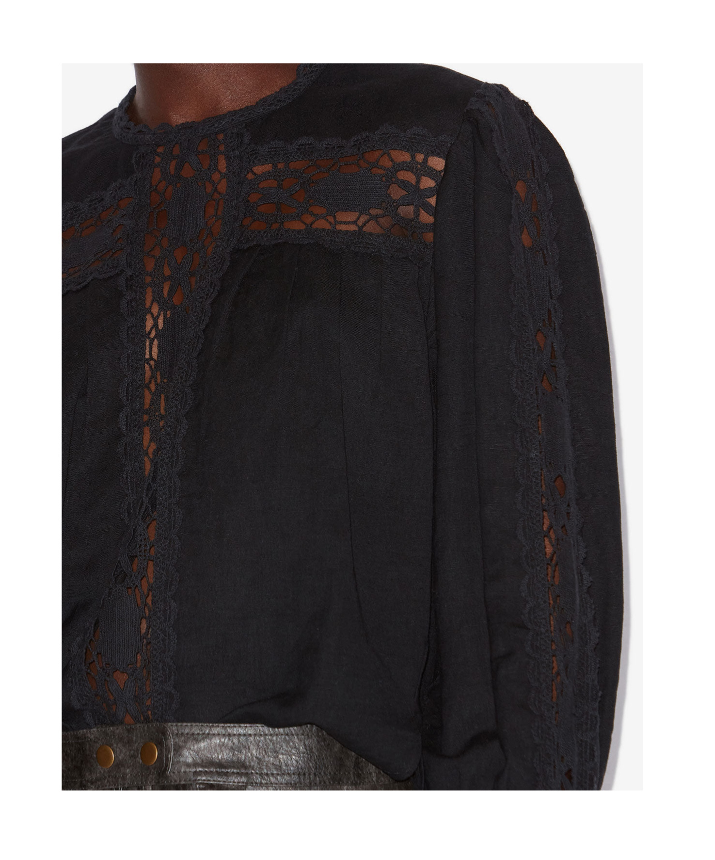 Shop Isabel Marant Étoile Valmira Blouse In Black