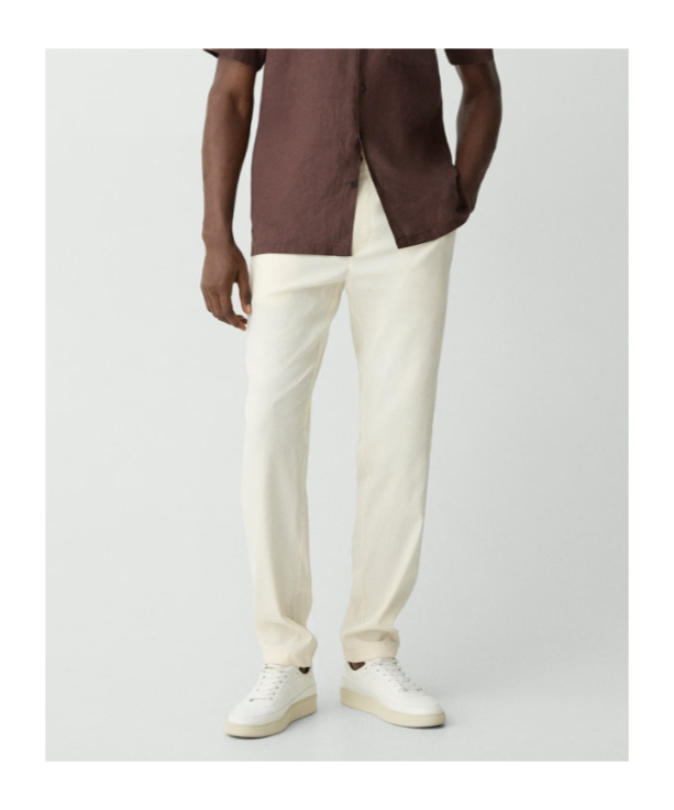 Theory Curtis Drawstring Pant In Good Linen