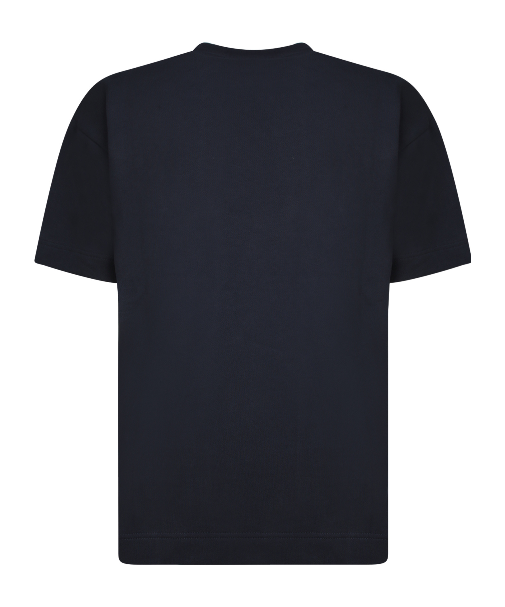 Emporio Armani Short-sleeved Printed T-shirt In Black