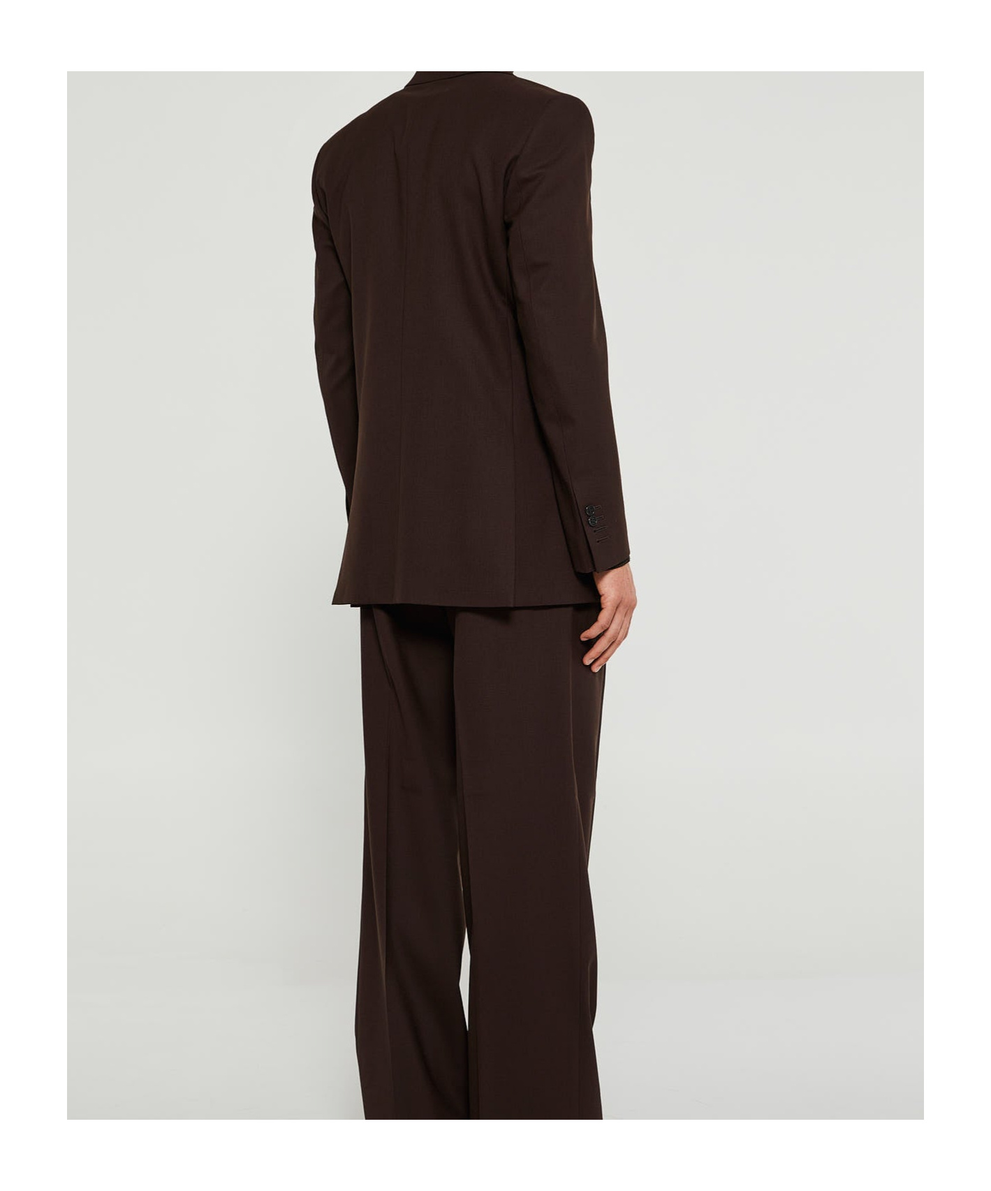 Sunflower Long-sleeved Suit Coat In Black