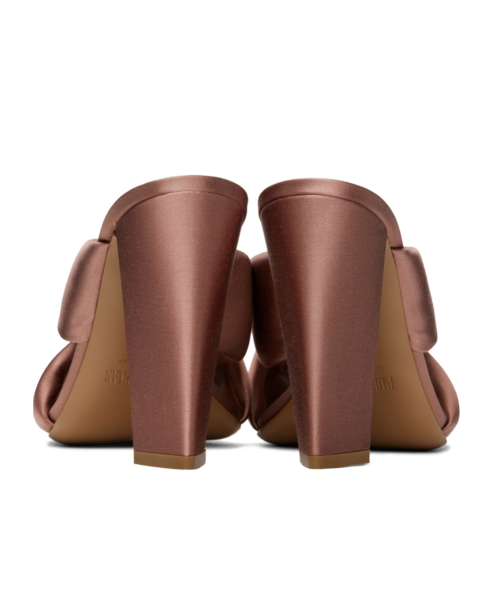 Paris Texas Pink Dafne Heeled Sandals In Brown